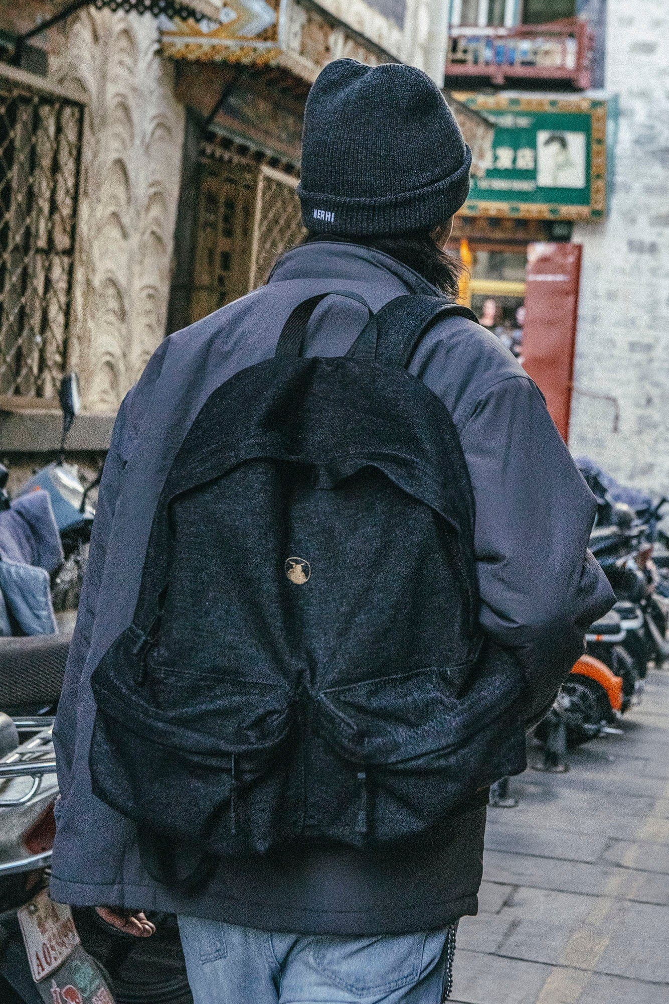 NERHI Essential Backpack, premium urban and streetwear designers apparel on PROJECTISR.com, NERHI