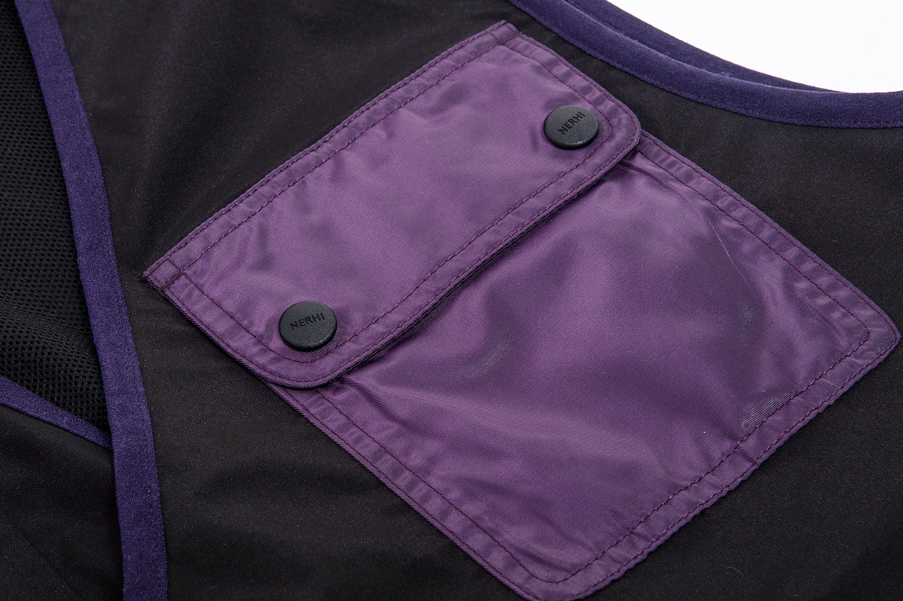 NERHI Contrast Flap Pocket Quick-Dry Vest, premium urban and streetwear designers apparel on PROJECTISR.com, NERHI