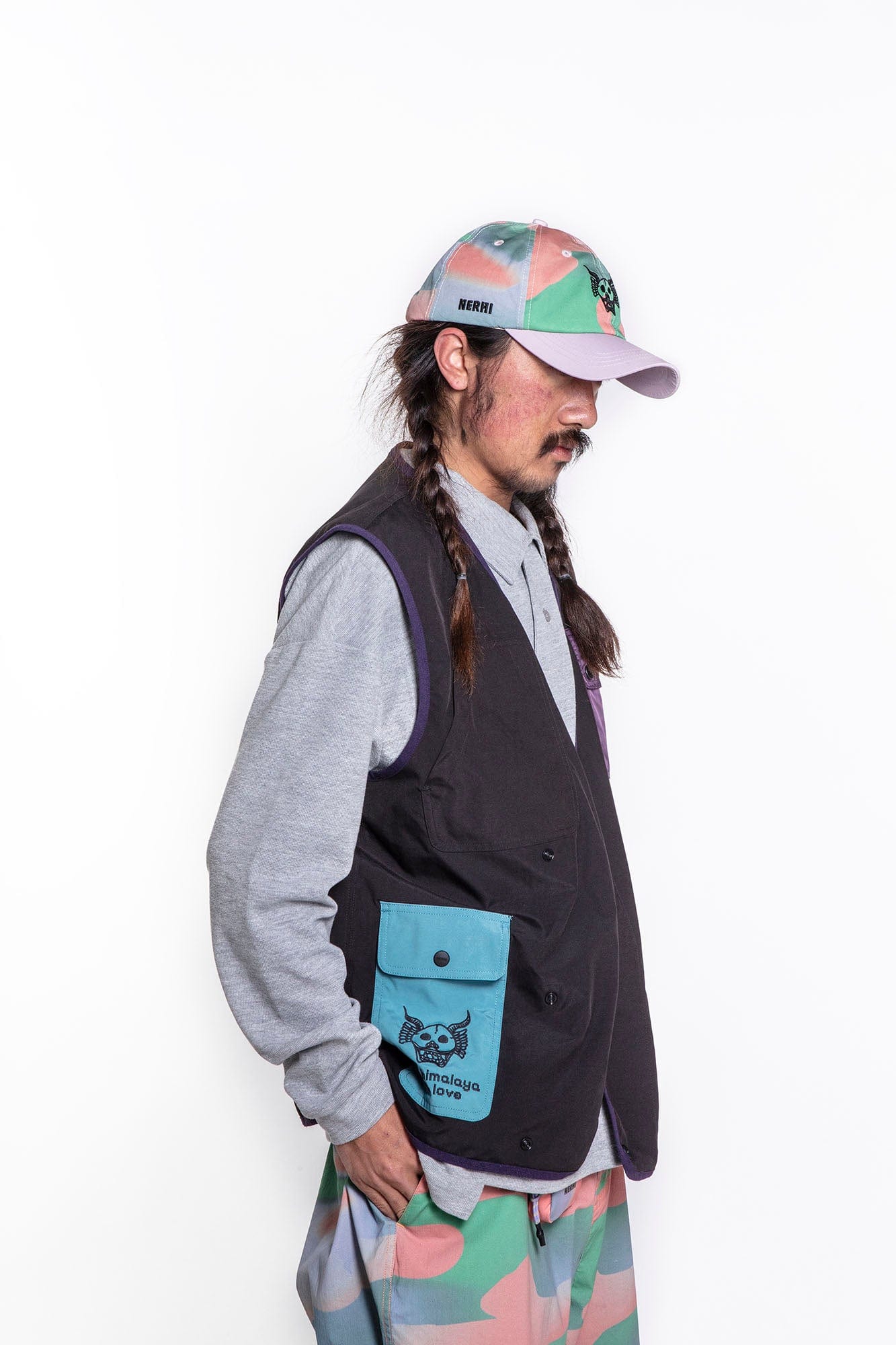 NERHI Contrast Flap Pocket Quick-Dry Vest, premium urban and streetwear designers apparel on PROJECTISR.com, NERHI