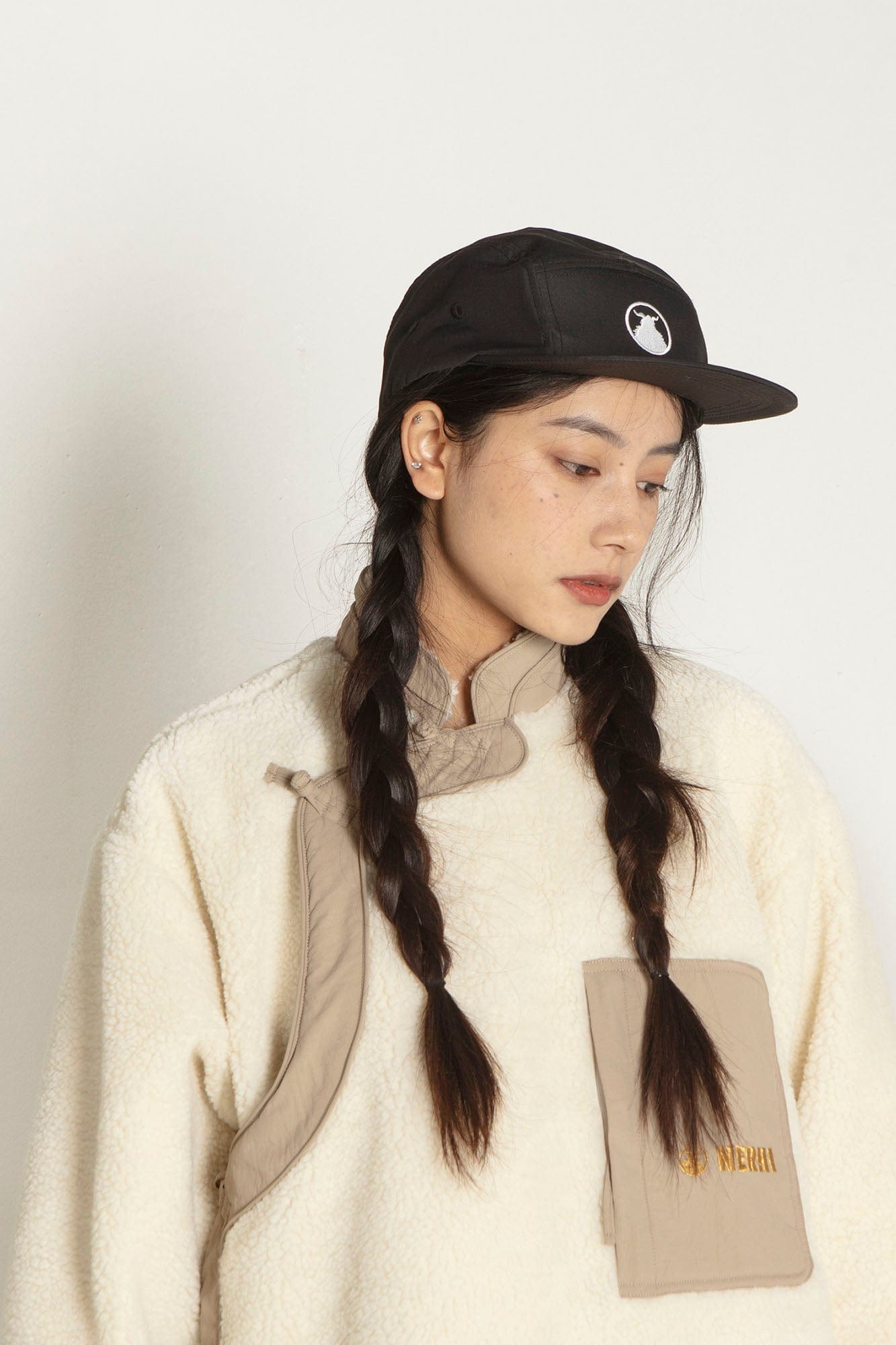 NERHI Embroidered LOGO 5-Panel Cap, premium urban and streetwear designers apparel on PROJECTISR.com, NERHI