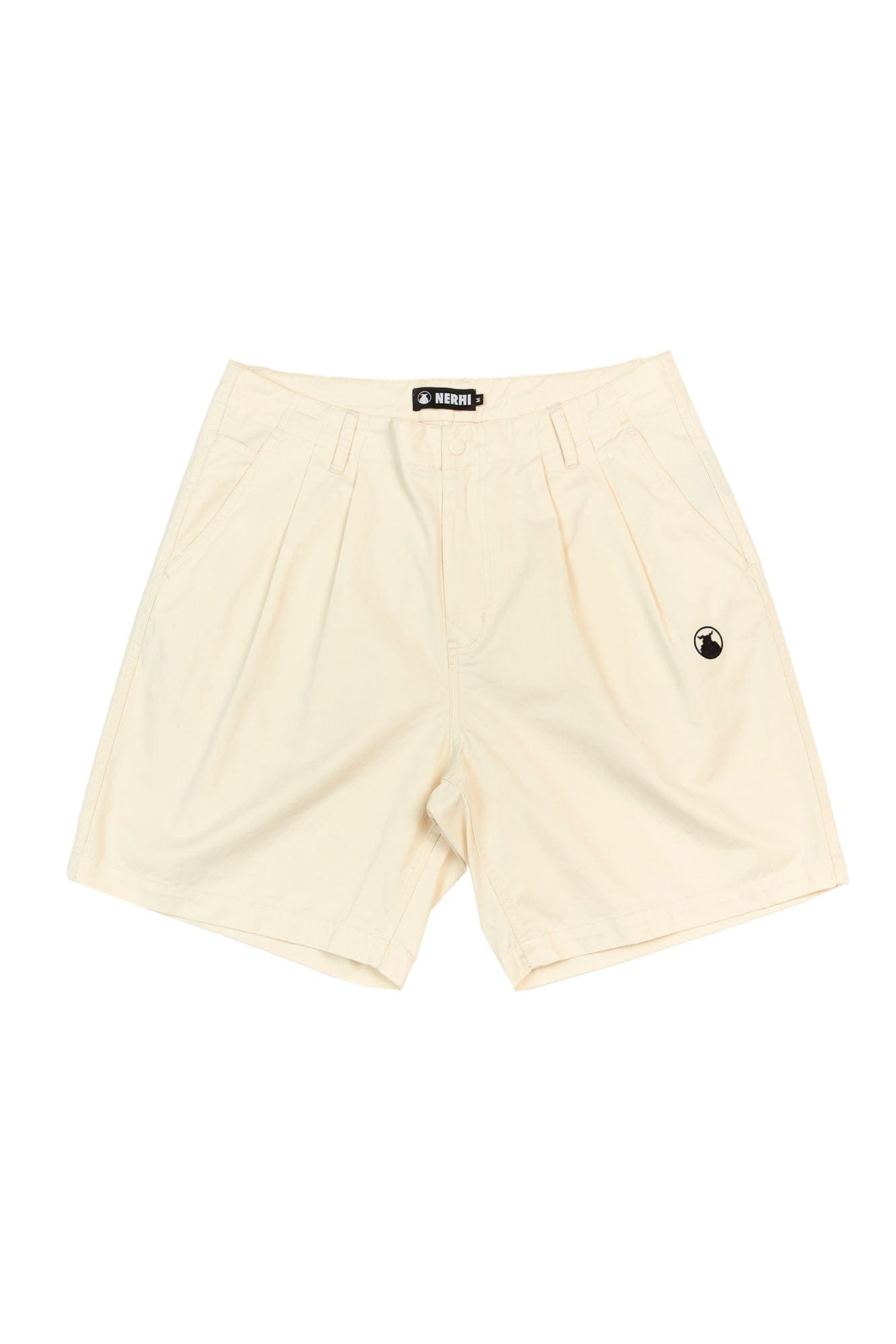 NERHI Essential LOGO Pleated Shorts, premium urban and streetwear designers apparel on PROJECTISR.com, NERHI