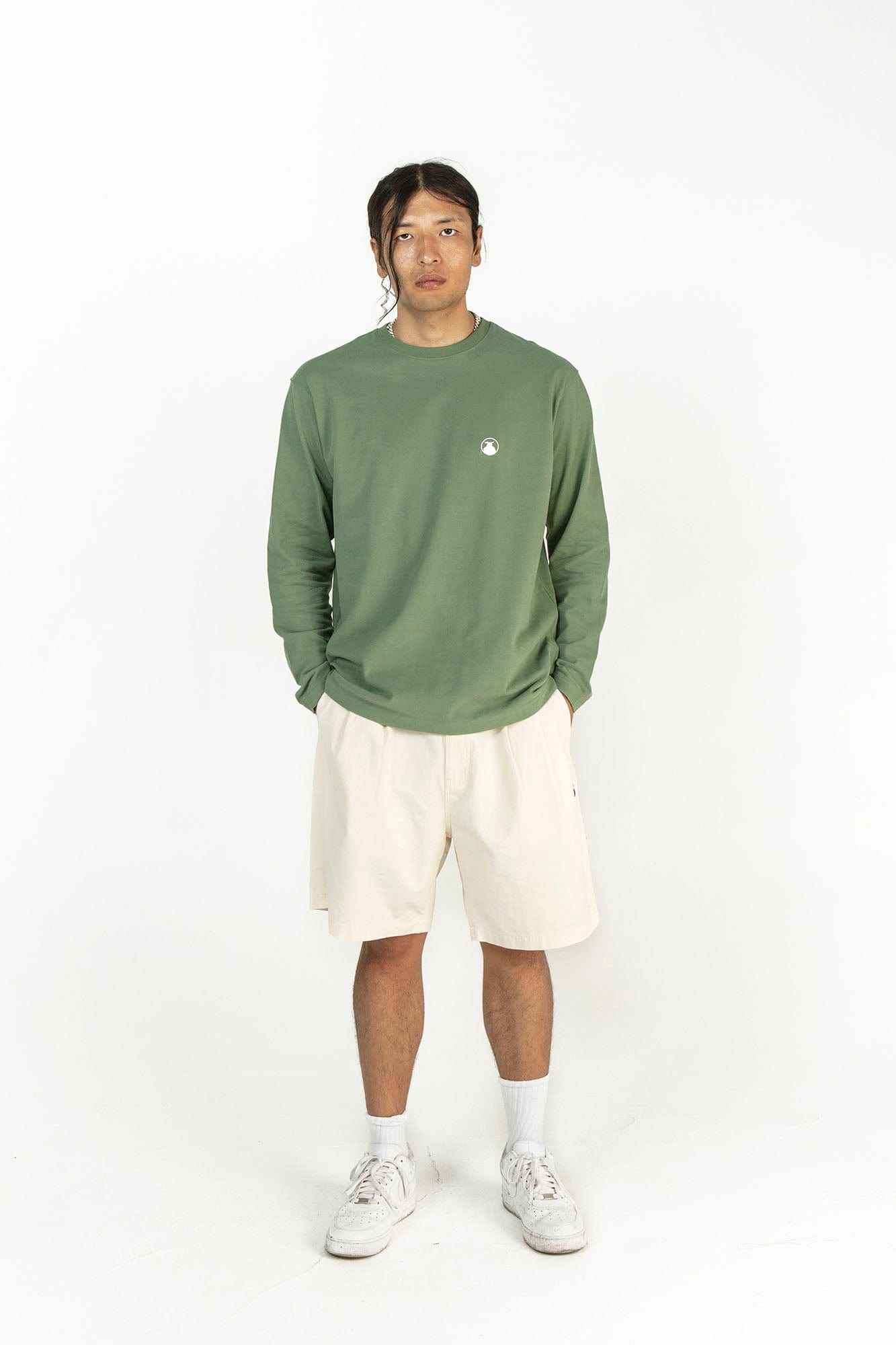 NERHI Essential LOGO Pleated Shorts, premium urban and streetwear designers apparel on PROJECTISR.com, NERHI