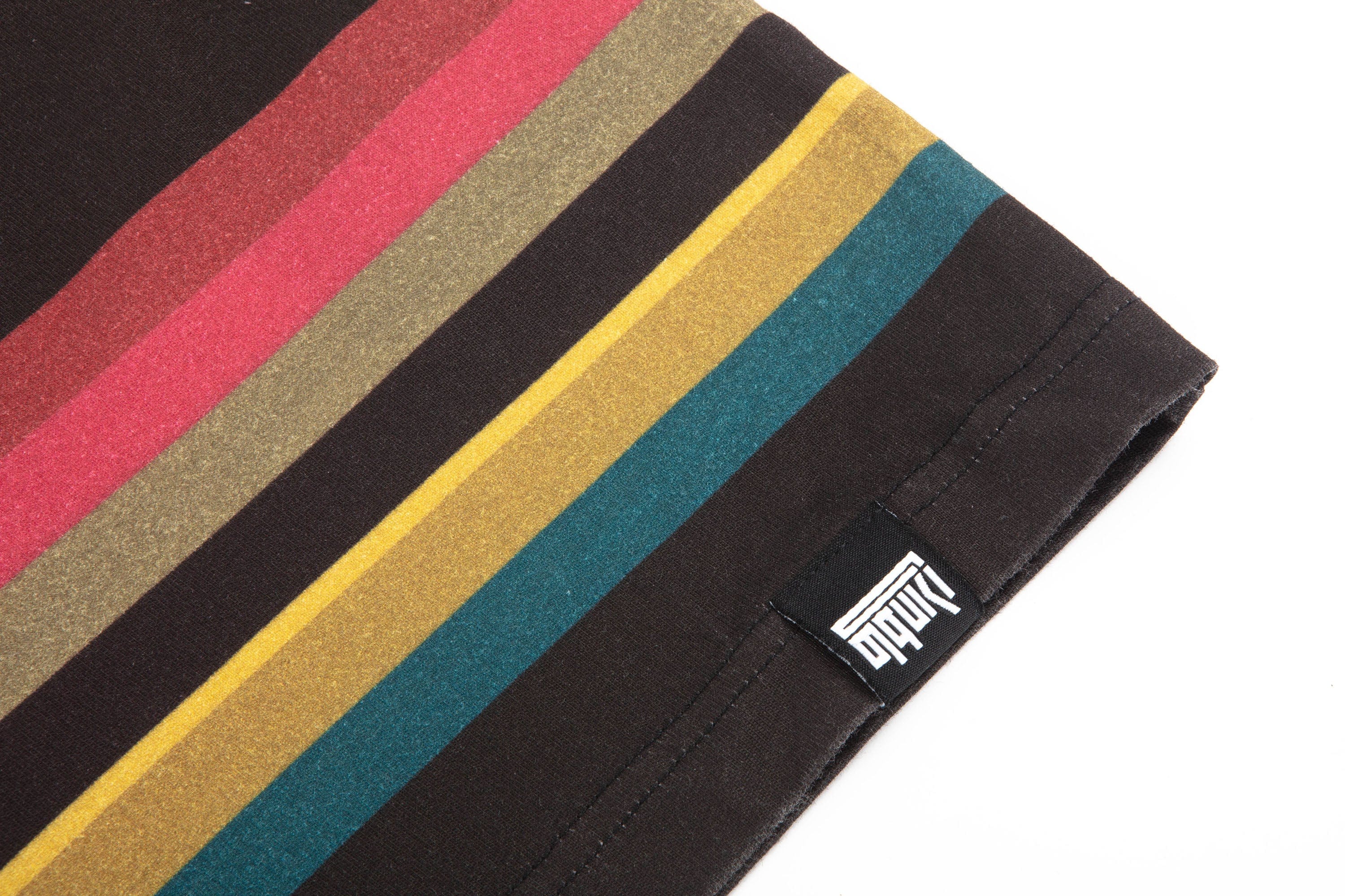 NERHI Striped LOGO Patch T-Shirt, premium urban and streetwear designers apparel on PROJECTISR.com, NERHI