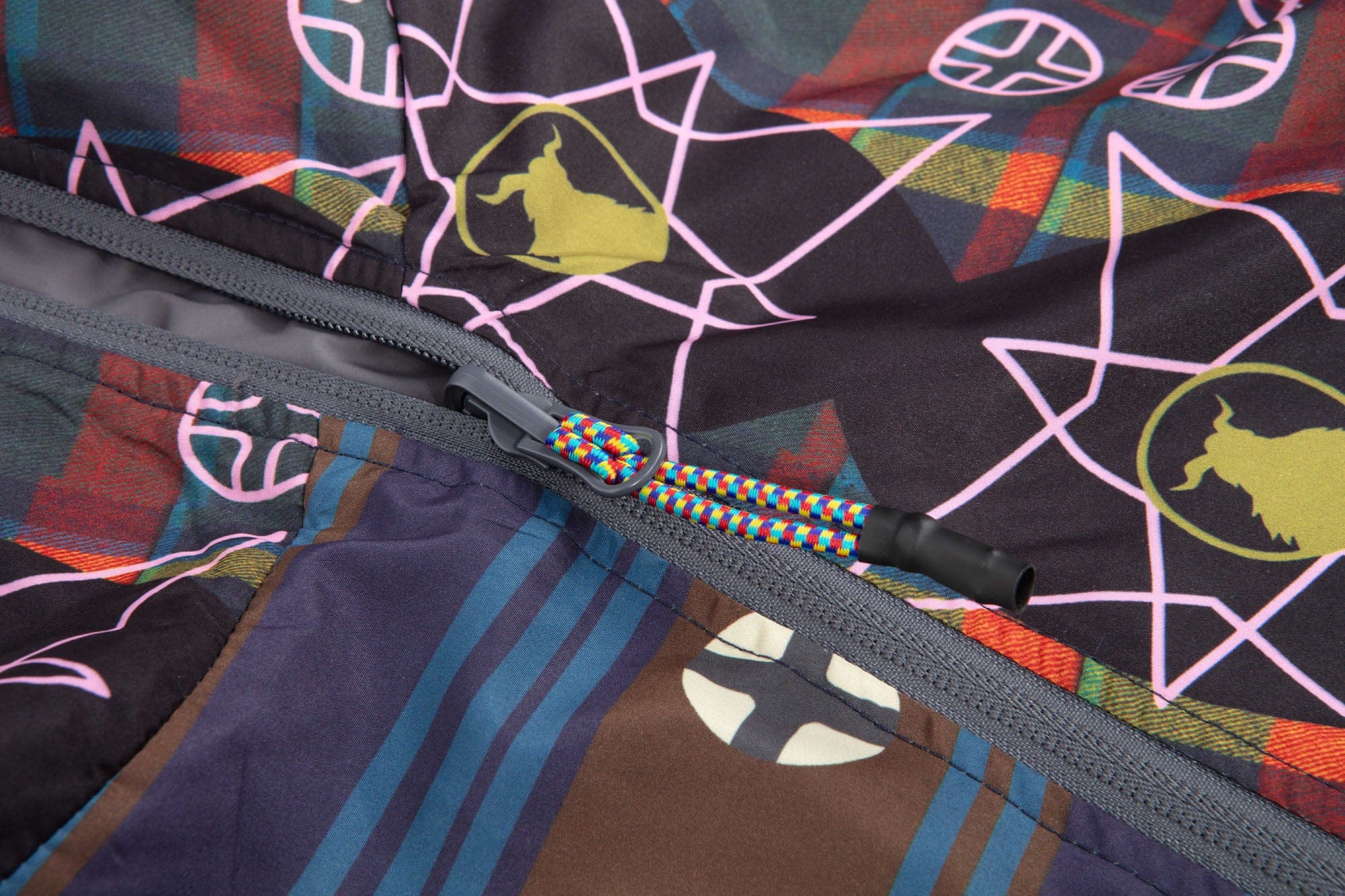 NERHI Reversible Graphic-Lined Stand Collar Jacket, premium urban and streetwear designers apparel on PROJECTISR.com, NERHI