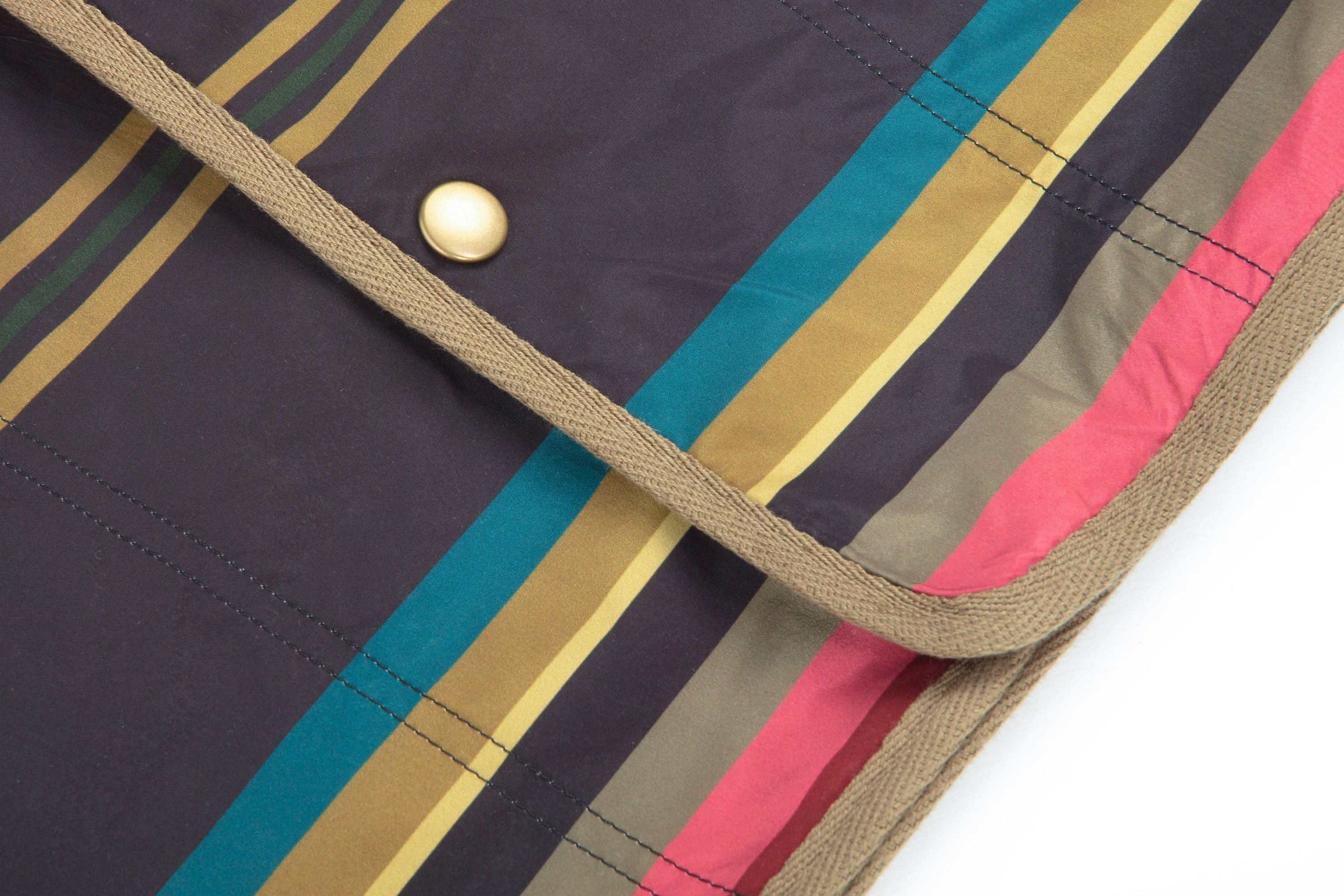 NERHI Reversible Striped Multi-Pocket Utility Vest, premium urban and streetwear designers apparel on PROJECTISR.com, NERHI