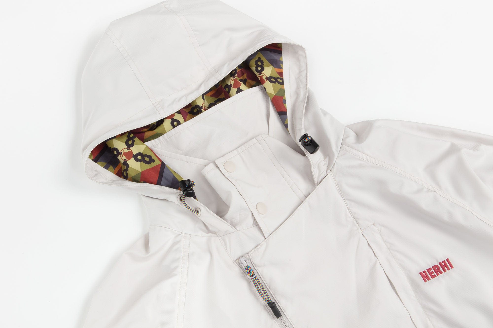 NERHI Graphic-Lined Hood Jacket, premium urban and streetwear designers apparel on PROJECTISR.com, NERHI