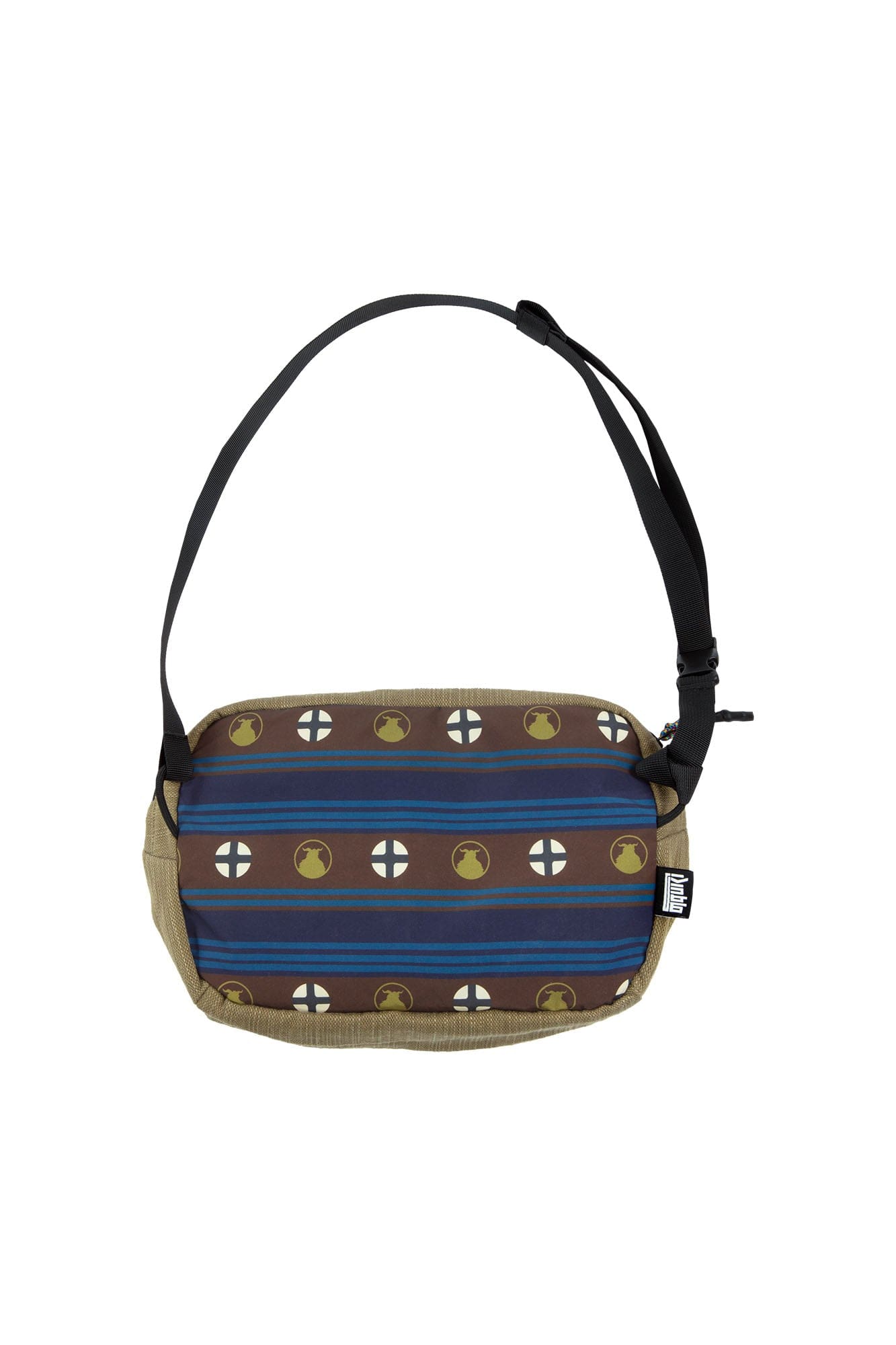 NERHI Washed Panel Ethnic Graphic Crossbody Pouch, premium urban and streetwear designers apparel on PROJECTISR.com, NERHI