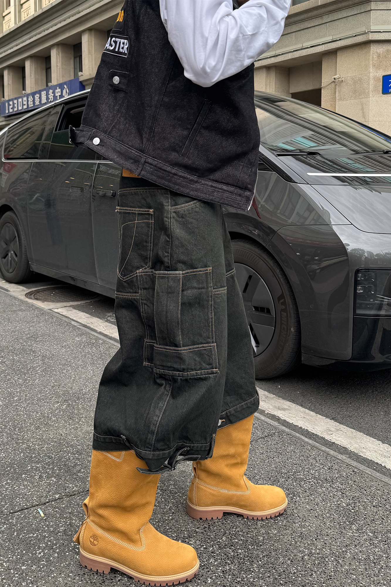 STEEPC Multi-Pocket Raw Denim Shorts, premium urban and streetwear designers apparel on PROJECTISR.com, STEEPC