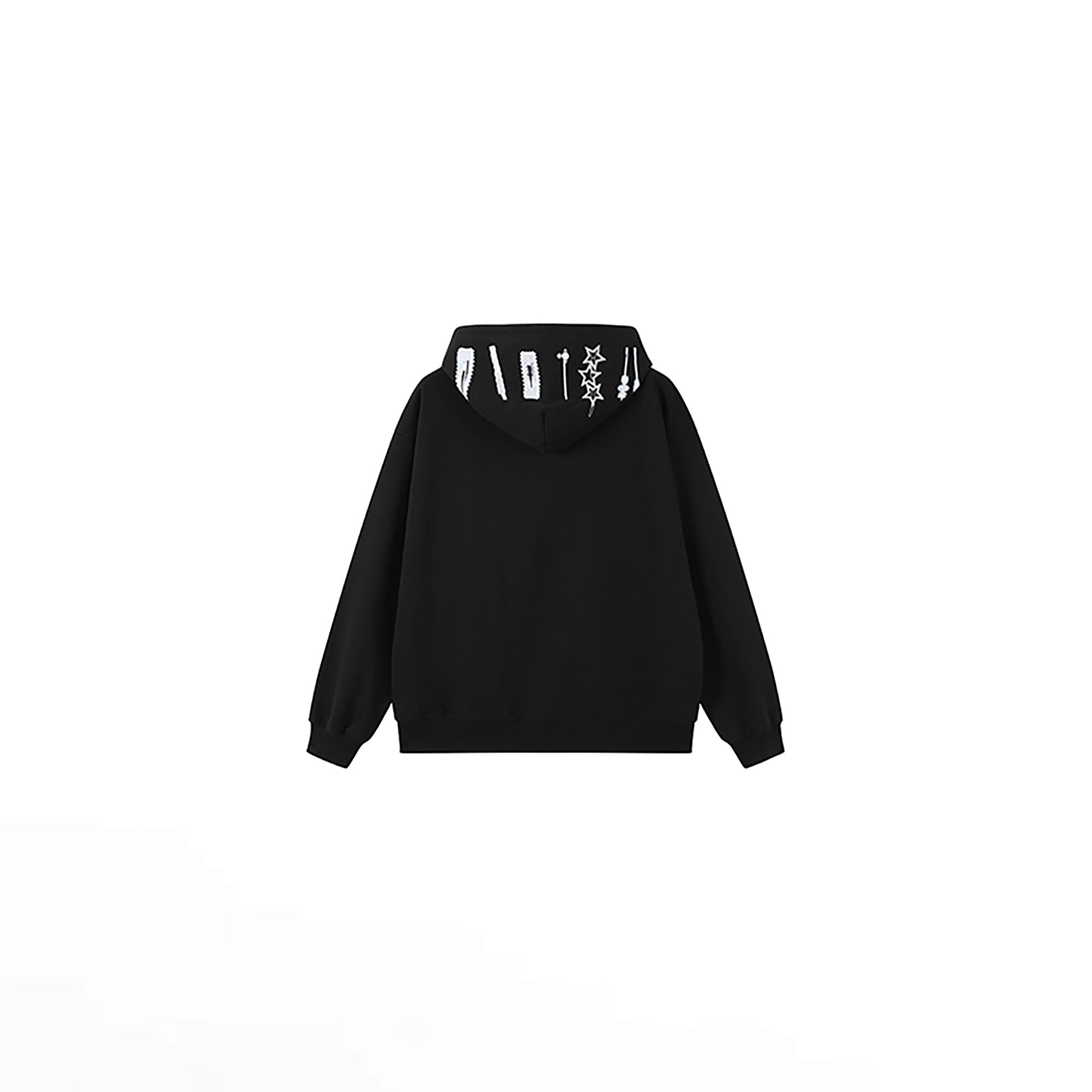 DONSMOKE Hairclip Graphic Double-Zip Hooded Jacket, premium urban and streetwear designers apparel on PROJECTISR.com, DONSMOKE
