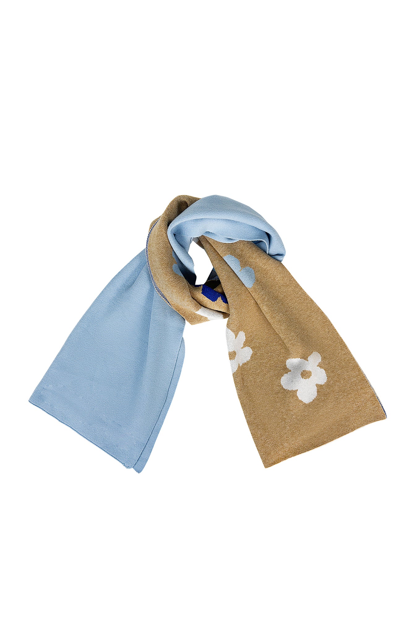 MIICHOUS Floral Jacquard Contrast Scarf, premium urban and streetwear designers apparel on PROJECTISR.com, MIICHOUS