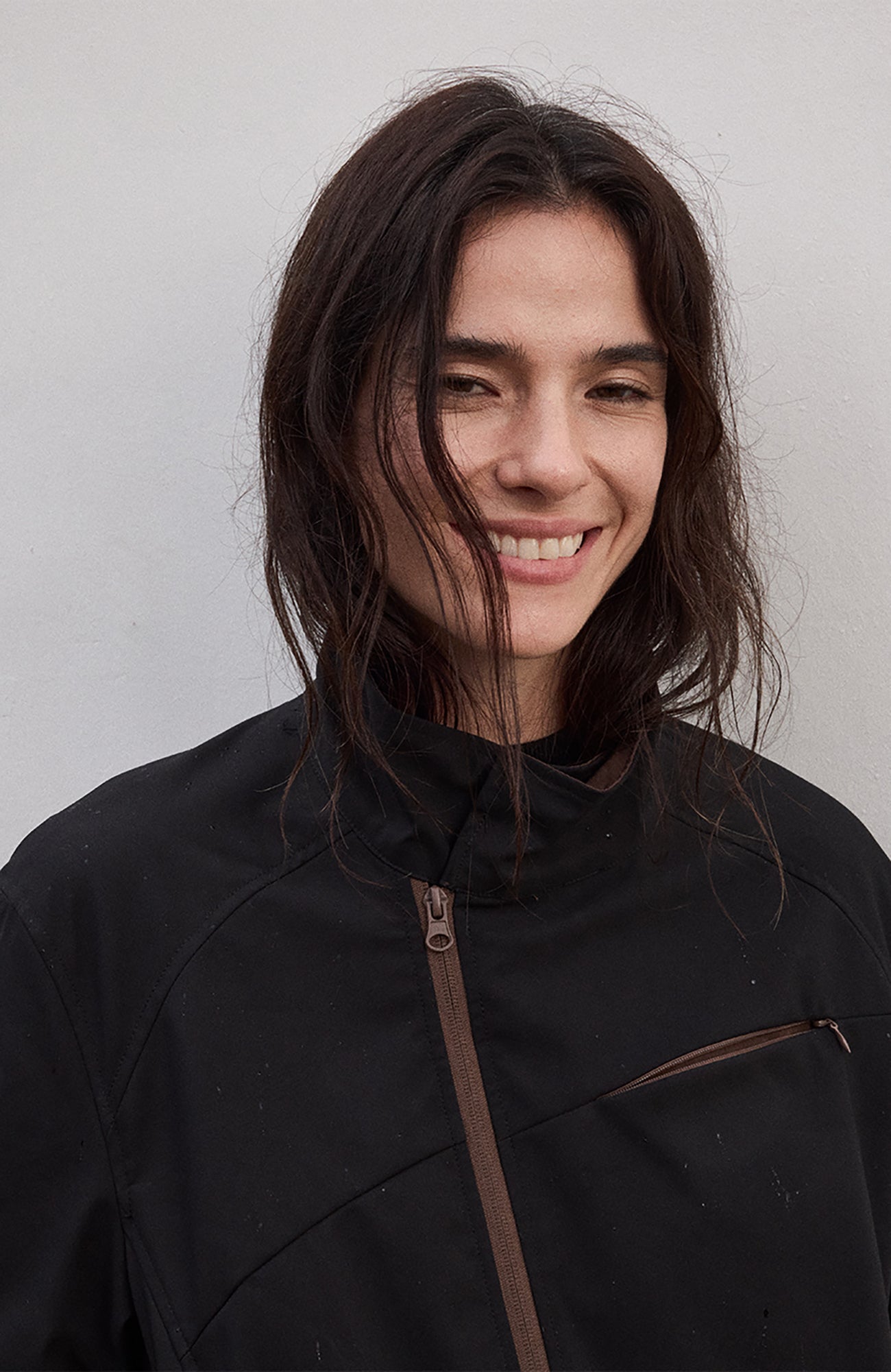 KREATE Asymmetric Zip-Up Utility Jacket