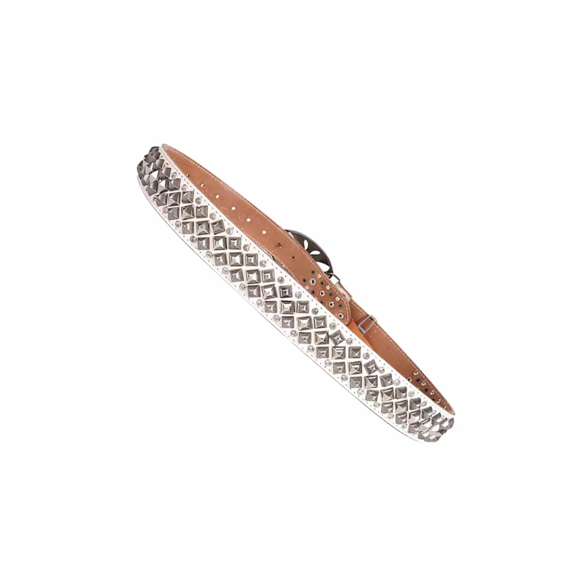 DND4DES Studded Rhinestone Carved Buckle Leather Belt, premium urban and streetwear designers apparel on PROJECTISR.com, DND4DES