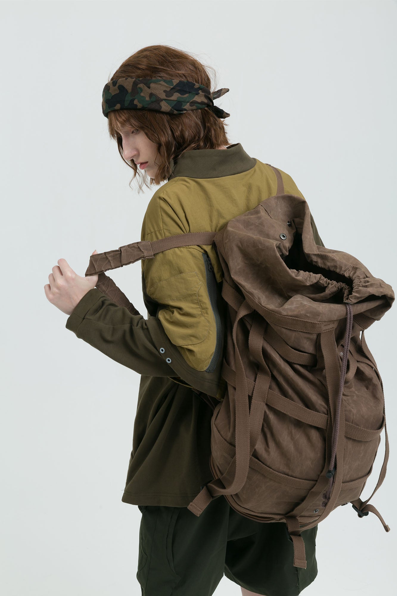 ERROR CODE ROBOT Detachable Sleeve Layered Utility Long-Sleeve Tee, premium urban and streetwear designers apparel on PROJECTISR.com, PROJECTISR US