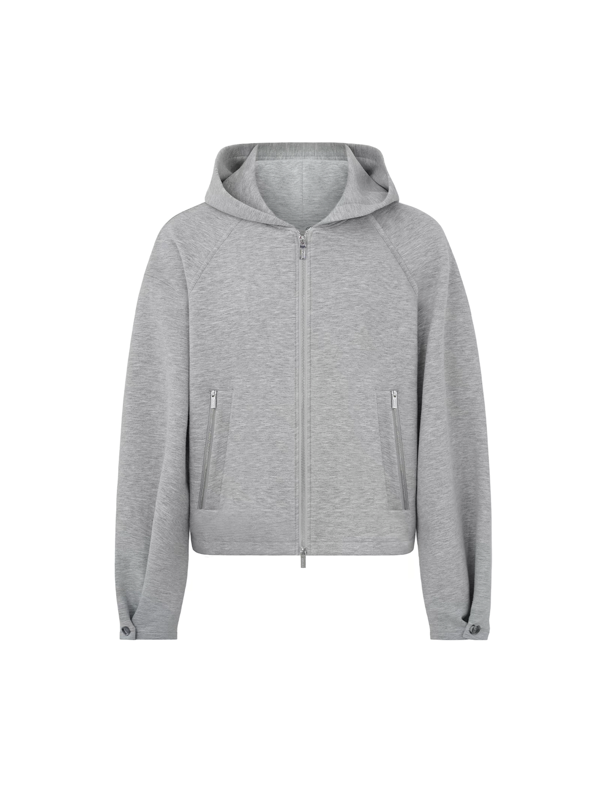 TIWILLTANG Structured Hooded Cropped Sweatshirt