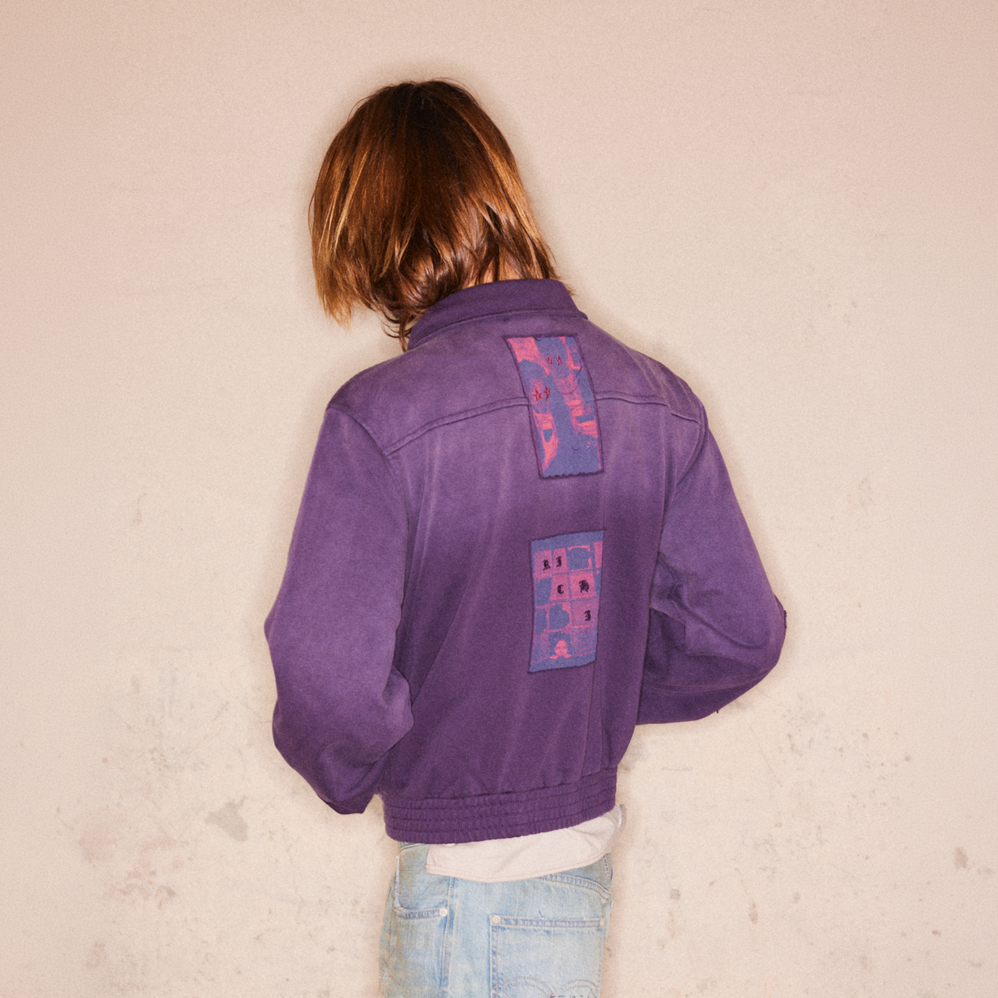 RICHILL Washed Patch Graphic Jacket, premium urban and streetwear designers apparel on PROJECTISR.com, RICHILL