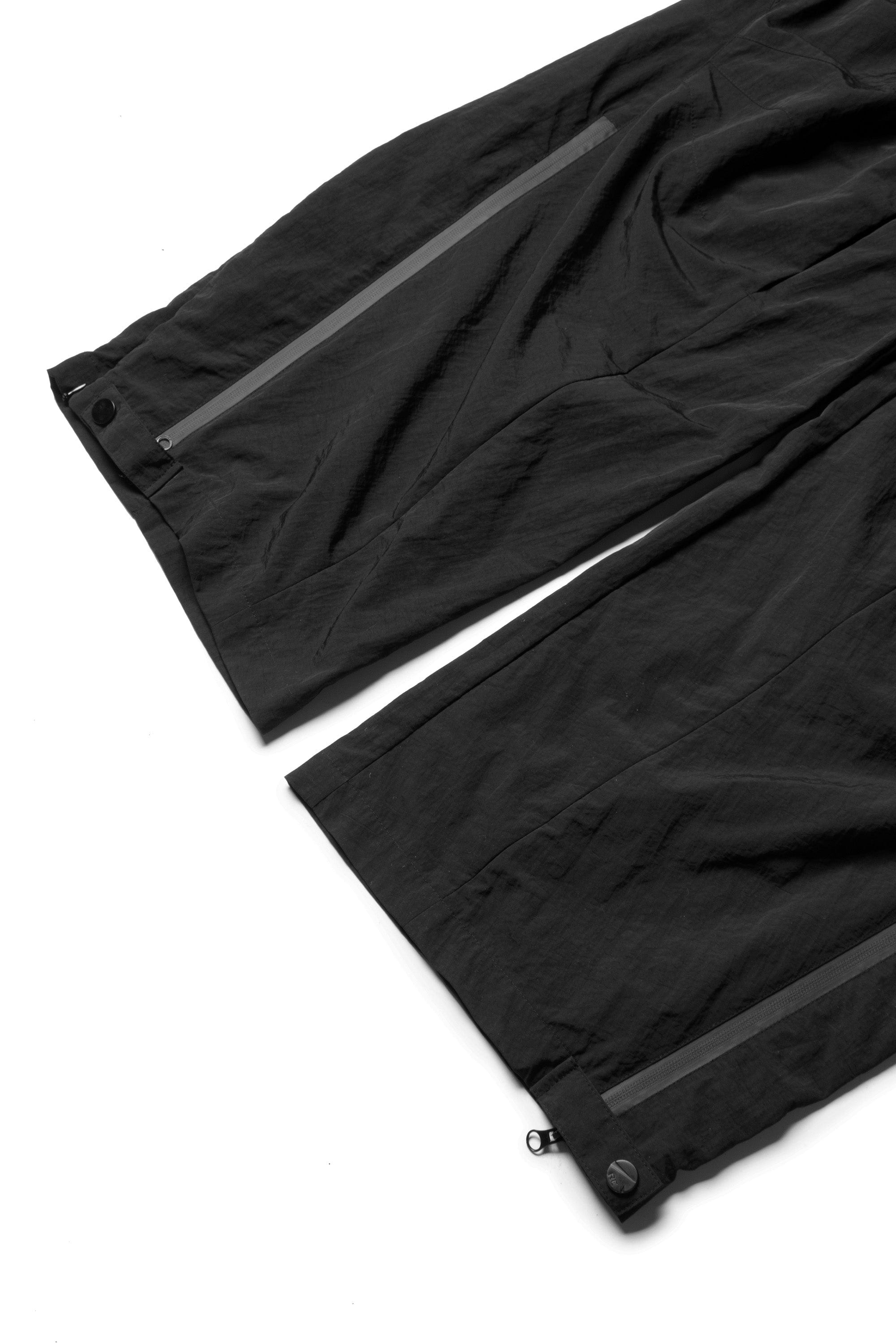 RELABEL The Cocoon Deconstructed Pleated Zipper Pants, premium urban and streetwear designers apparel on PROJECTISR.com, RELABEL