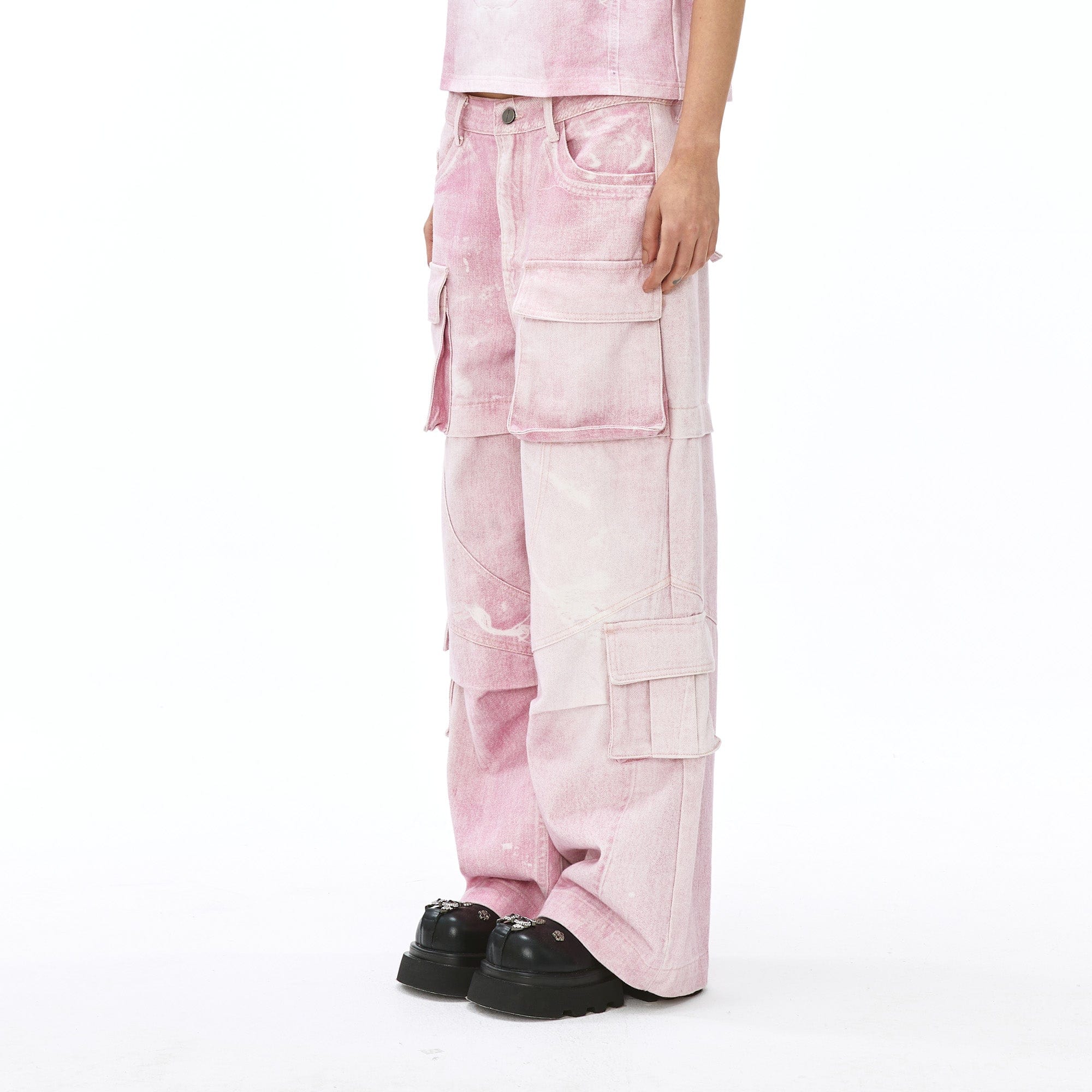 VANN VALRENCE Structural Multi-Pockets Cargo Jeans