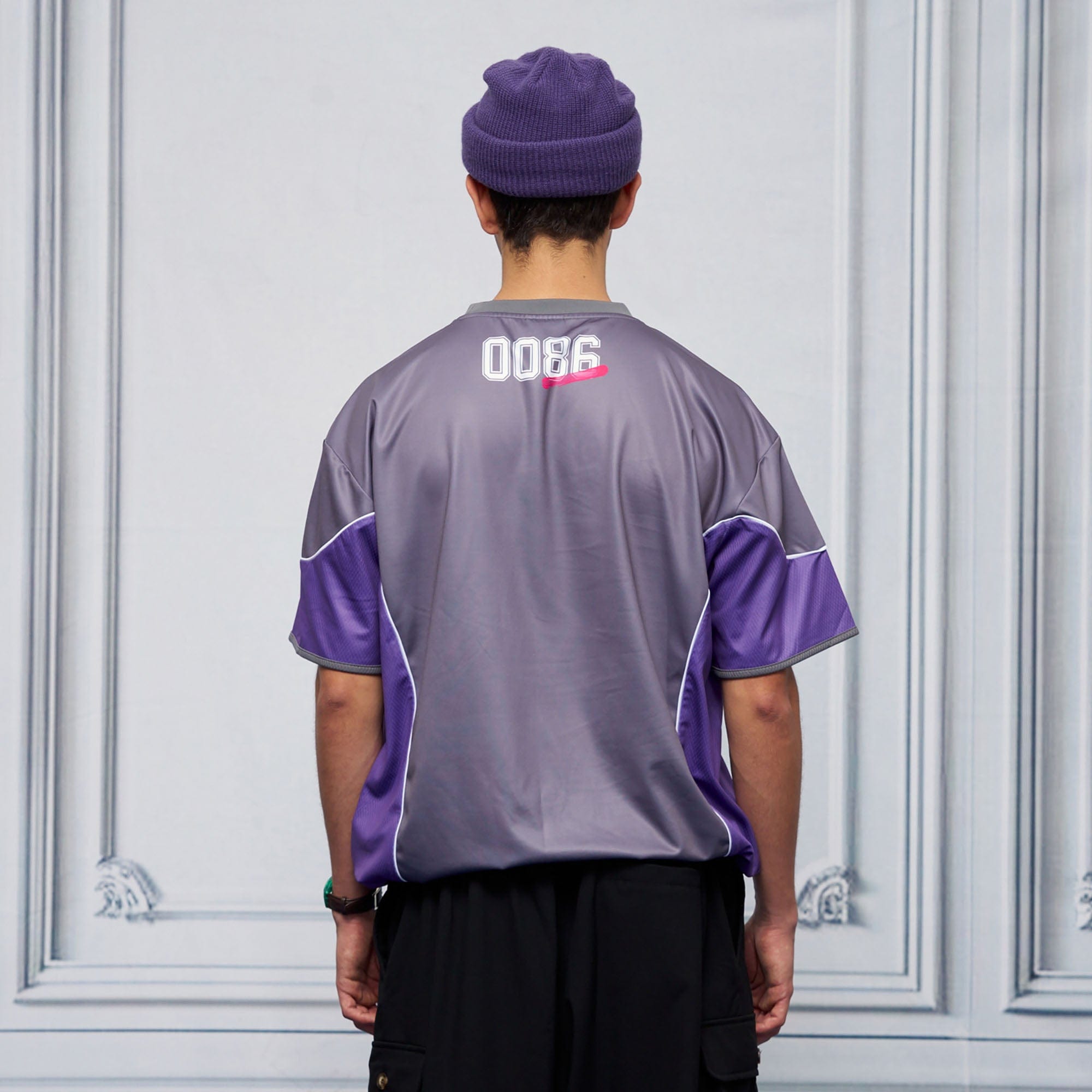 UNLIMITED MOTE x glucose by RMK Contrast Spliced Drawstring Hem Jersey, premium urban and streetwear designers apparel on PROJECTISR.com, UNLIMITED MOTE