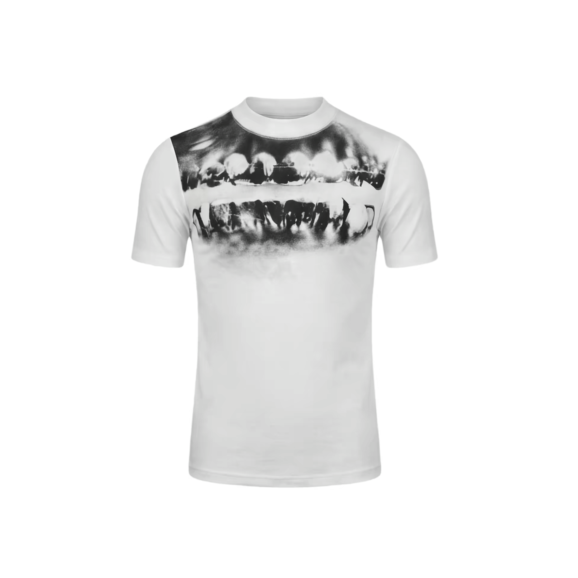 DND4DES Graphic Slim Wool-Blend Long-Sleeve Tee