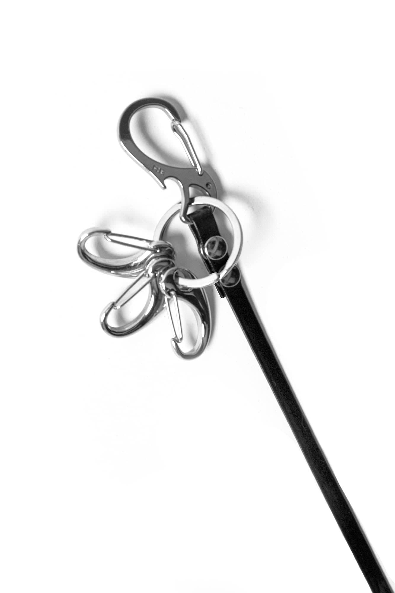 RELABEL Multi-Hook Leather Keychain Lanyard, premium urban and streetwear designers apparel on PROJECTISR.com, RELABEL