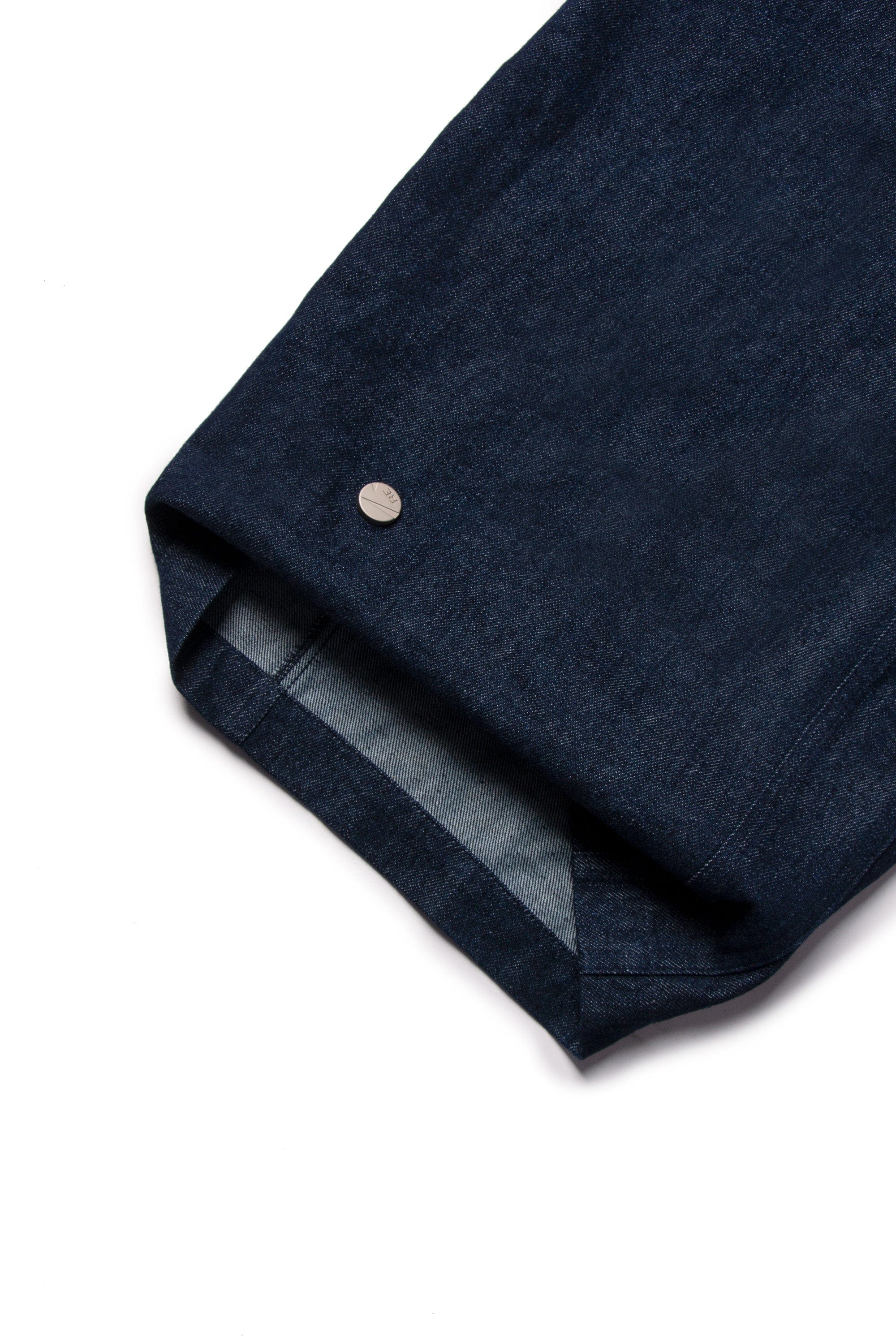 RELABEL Straped Big Pockets Rivet Washed Denim Cargo, premium urban and streetwear designers apparel on PROJECTISR.com, RELABEL
