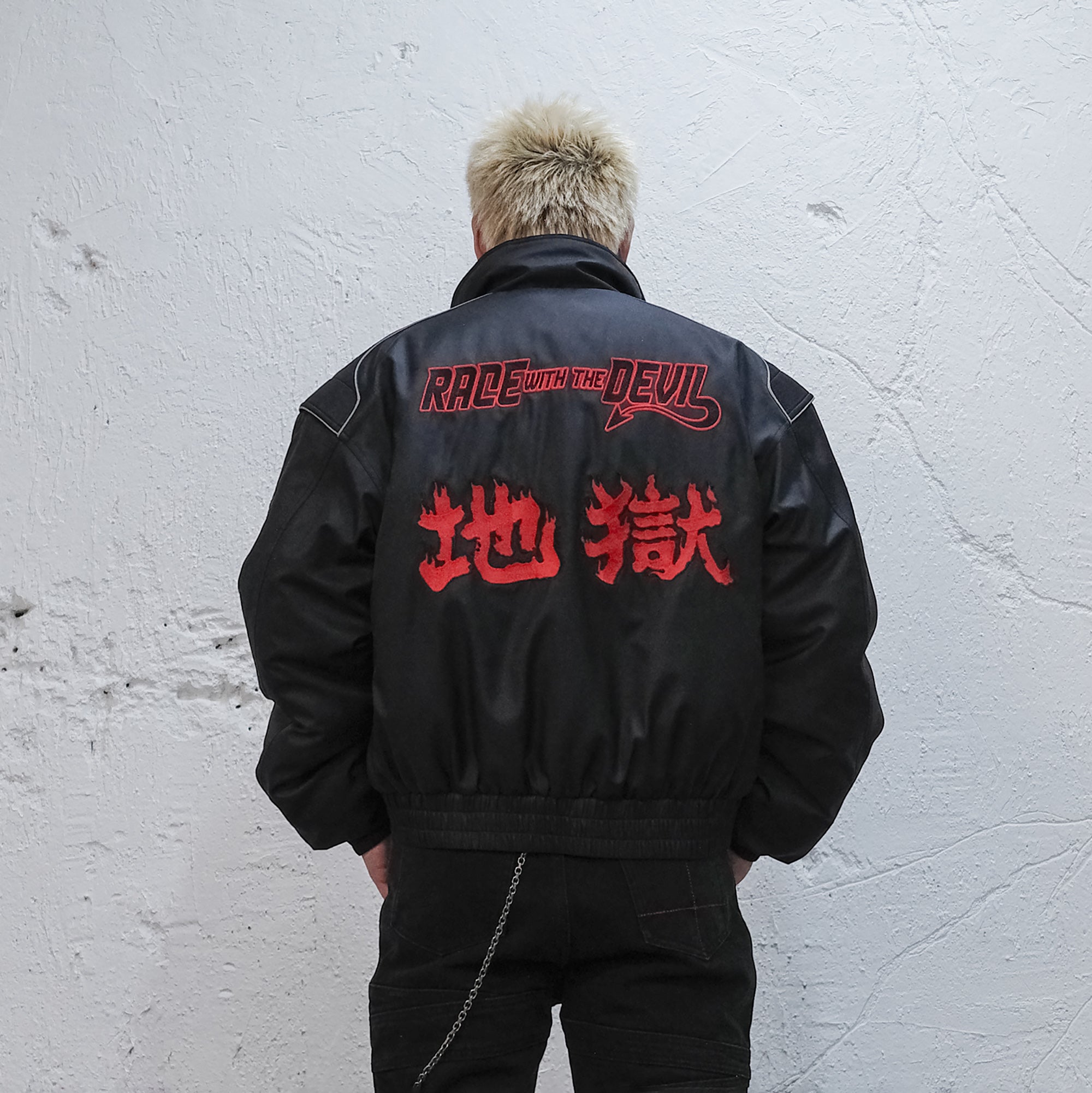UNDERWATER Hell Racer Embroidered Padded Bomber