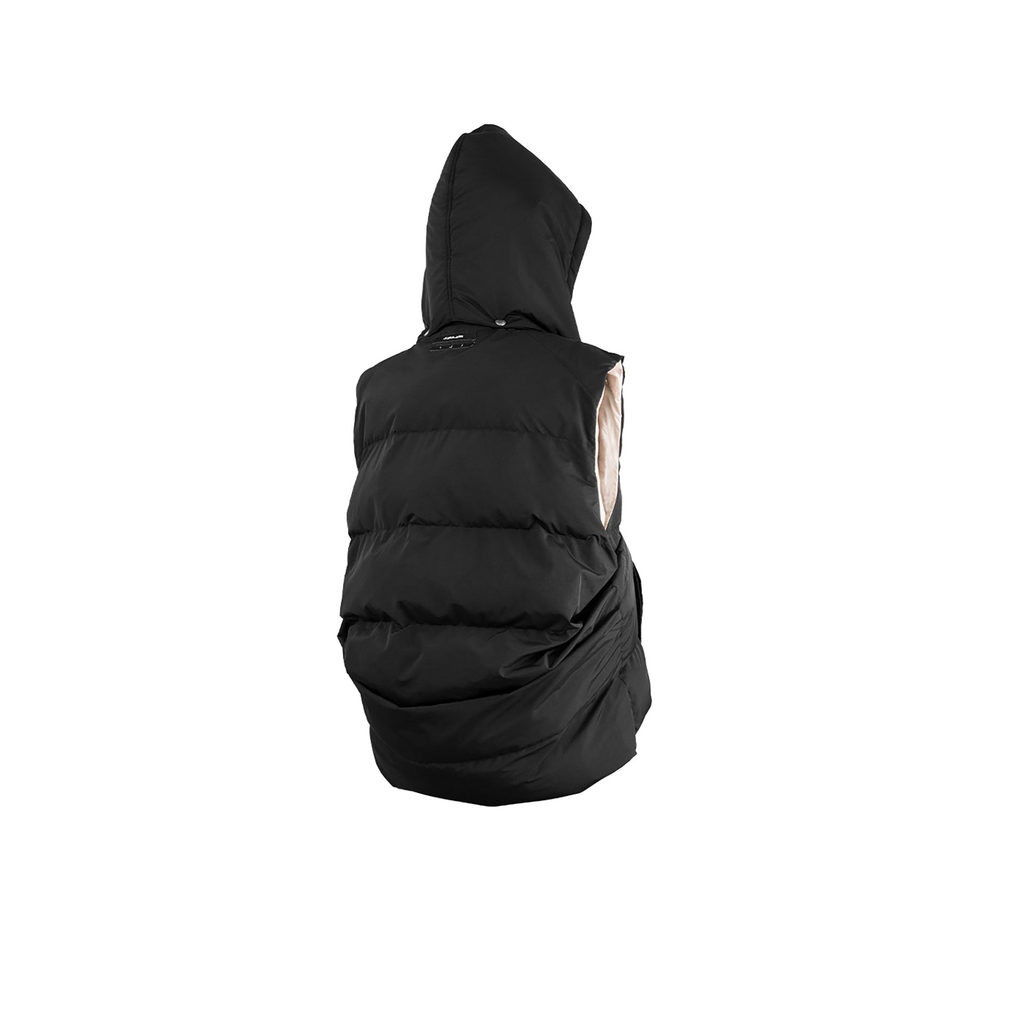 RELABEL Reversible Detachable Hooded Insulated Vest, premium urban and streetwear designers apparel on PROJECTISR.com, RELABEL