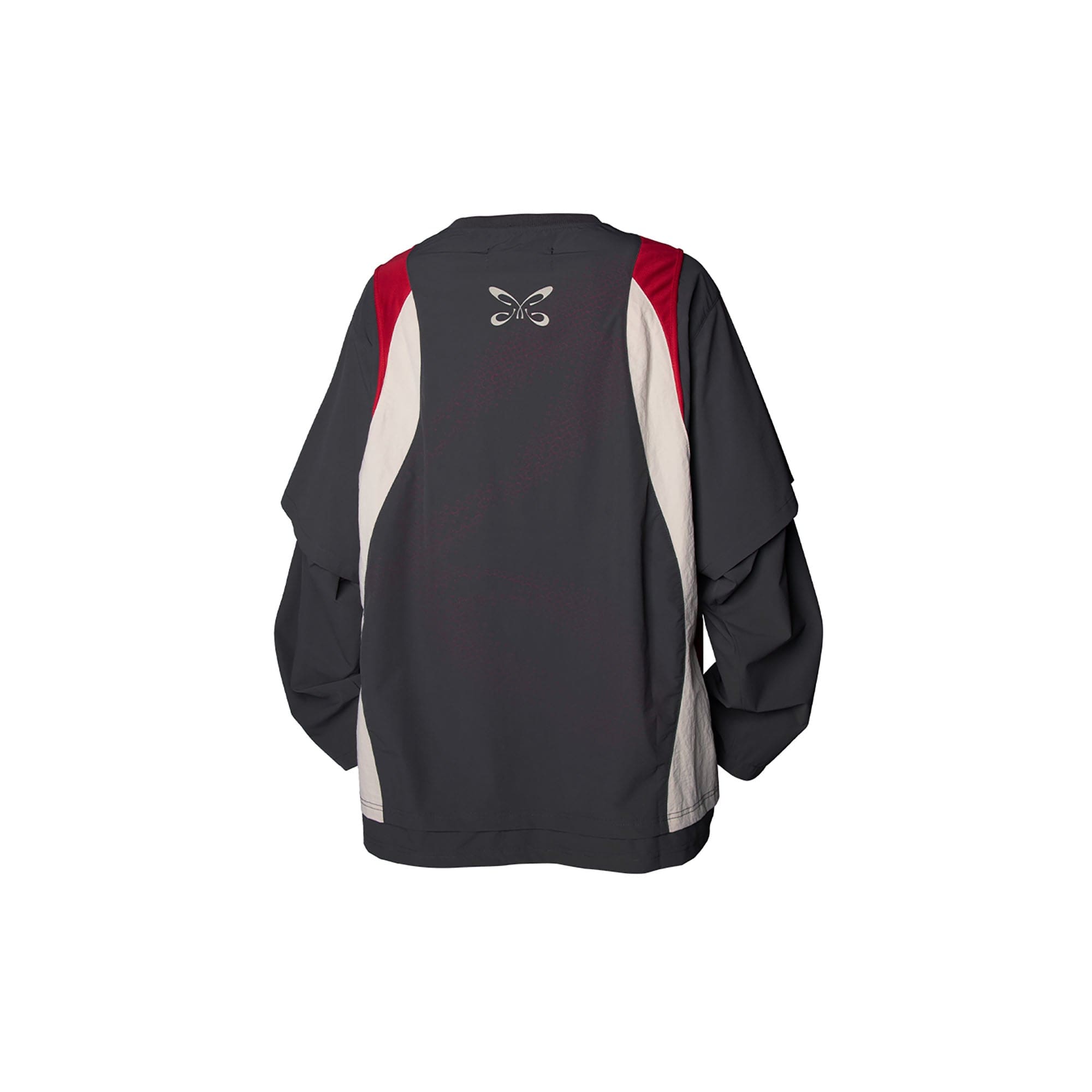 RELABEL Contrast Panel Layered Long-Sleeve Tee, premium urban and streetwear designers apparel on PROJECTISR.com, RELABEL