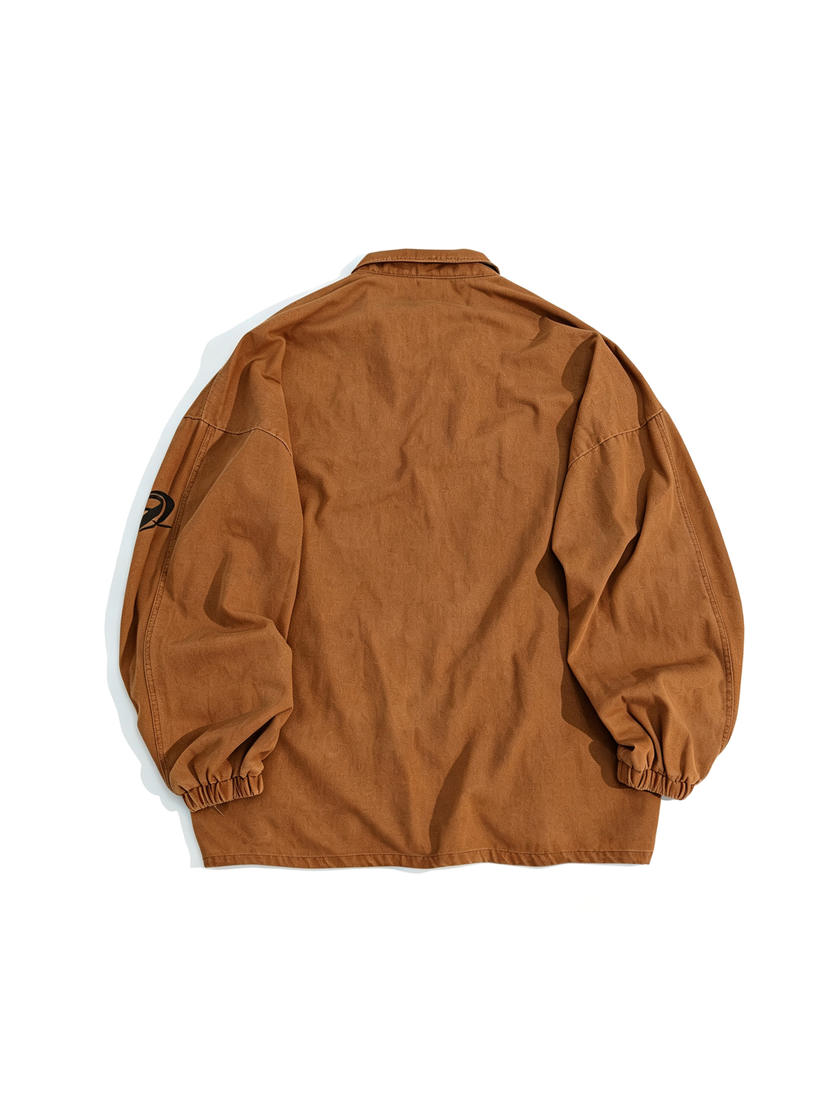 UUCSCC Washed Distressed Oversized V-Neck Sweatshirt