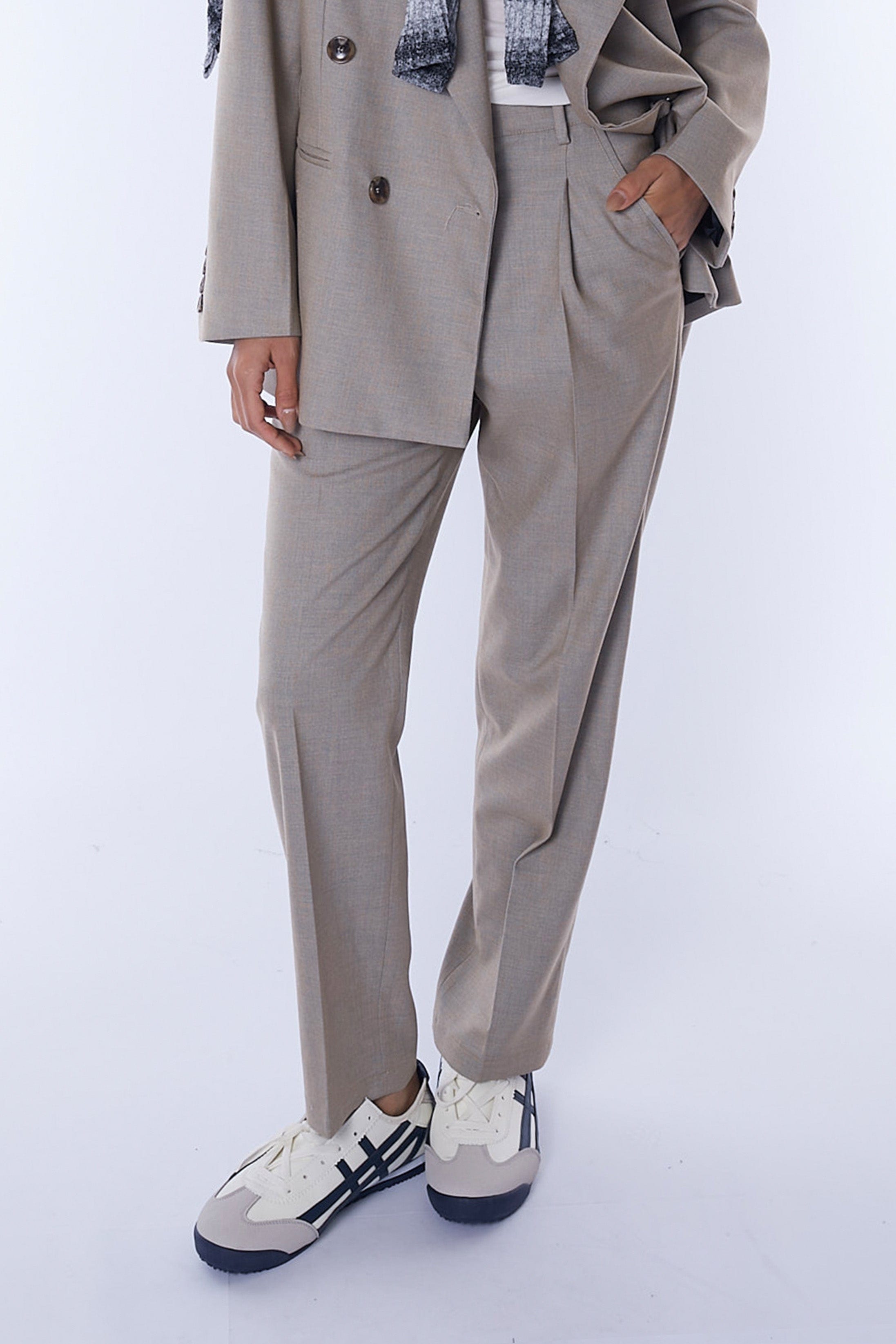ASSEEN Essential Pleated Straight-Leg Cigarette Trousers, premium urban and streetwear designers apparel on PROJECTISR.com, ASSEEN