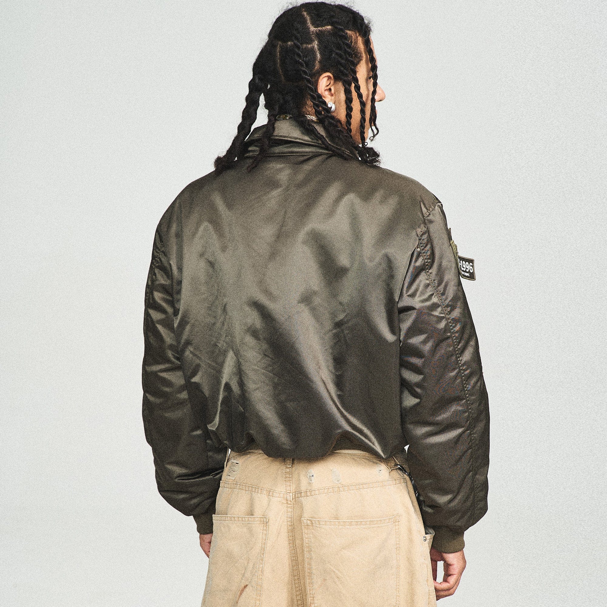 STEEPC Camo MA2 Multi-Pocket Patchwork Reversible Jacket, premium urban and streetwear designers apparel on PROJECTISR.com, STEEPC