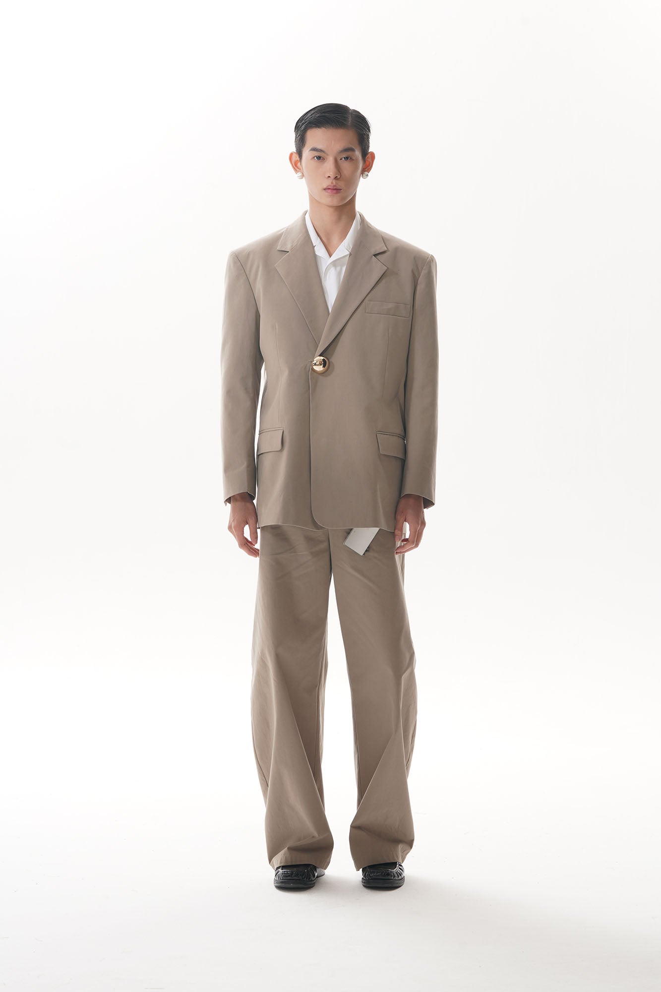 ORAL UTOPIA Essential Metal Button Blazer, premium urban and streetwear designers apparel on PROJECTISR.com, ORAL UTOPIA