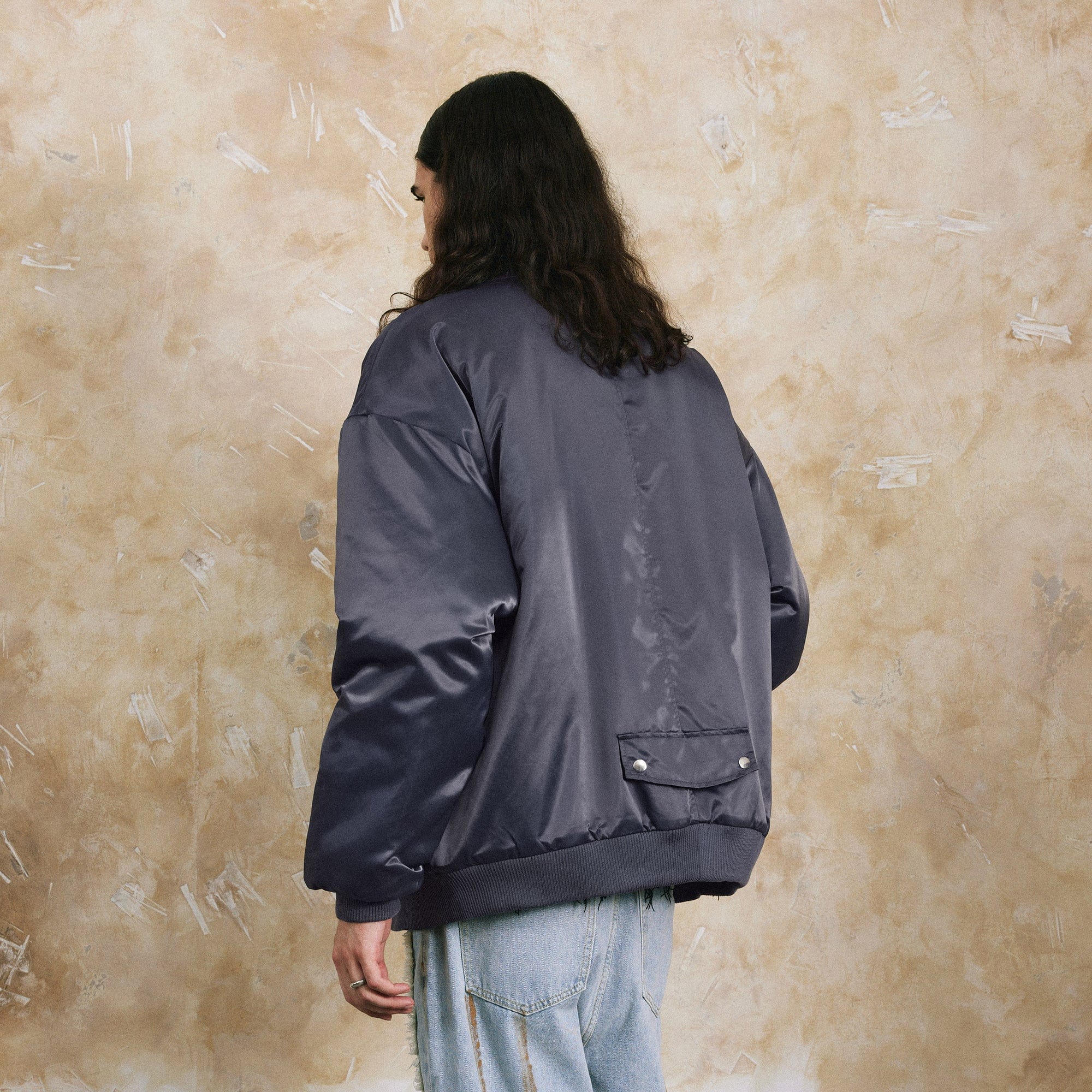 OVDY Modern Big-pocket Cotton-Padded Baseball Jacket
