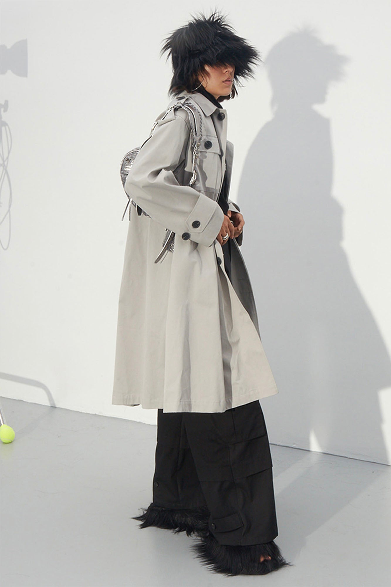 ASSEEN Utility Pocket Paneled Trench Coat, premium urban and streetwear designers apparel on PROJECTISR.com, ASSEEN