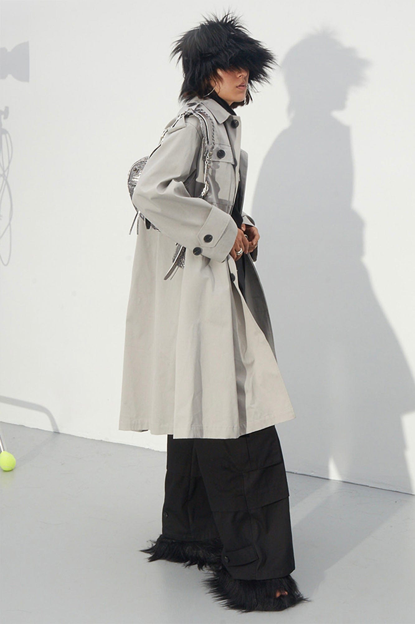 ASSEEN Utility Pocket Paneled Trench Coat, premium urban and streetwear designers apparel on PROJECTISR.com, ASSEEN