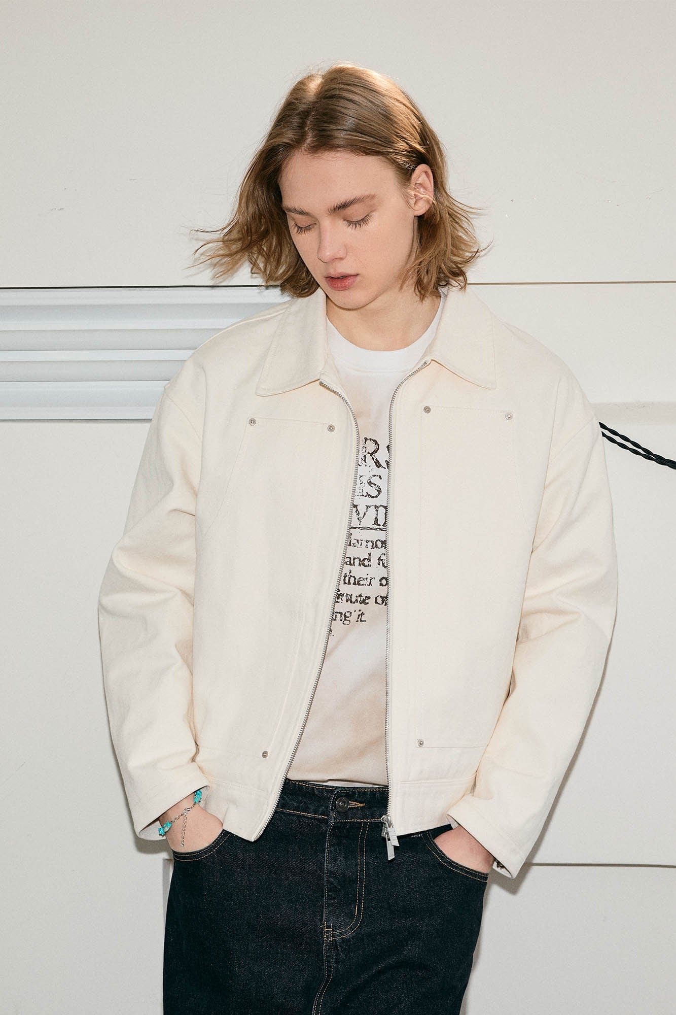 KREATE Studded Patchwork Utility Jacket, premium urban and streetwear designers apparel on PROJECTISR.com, KREATE
