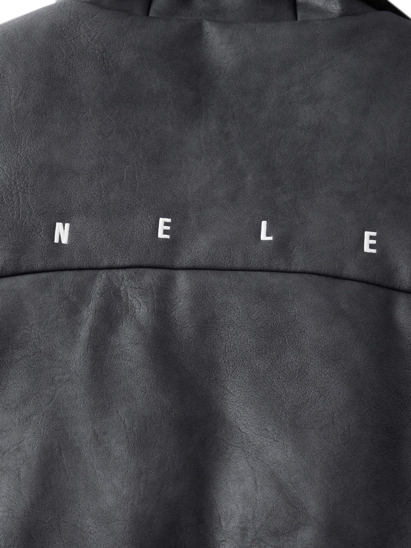 BONELESS Spliced Faux Leather Cotton Padded Jacket, premium urban and streetwear designers apparel on PROJECTISR.com, BONELESS