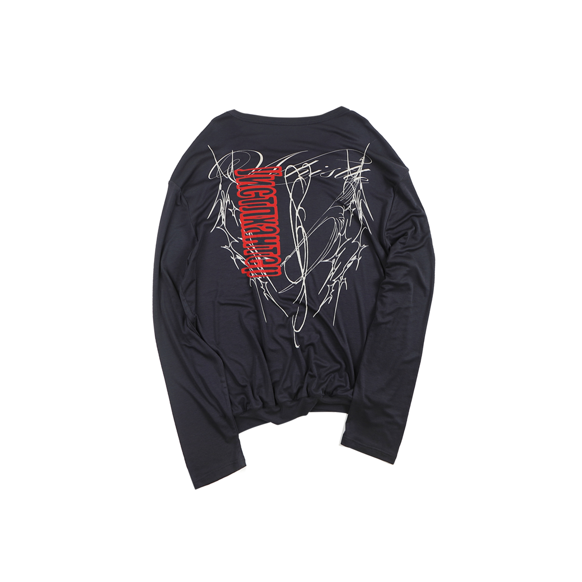 WHISTLEHUNTER Lyocell Graphic Long-Sleeve Tee, premium urban and streetwear designers apparel on PROJECTISR.com, WHISTLEHUNTER