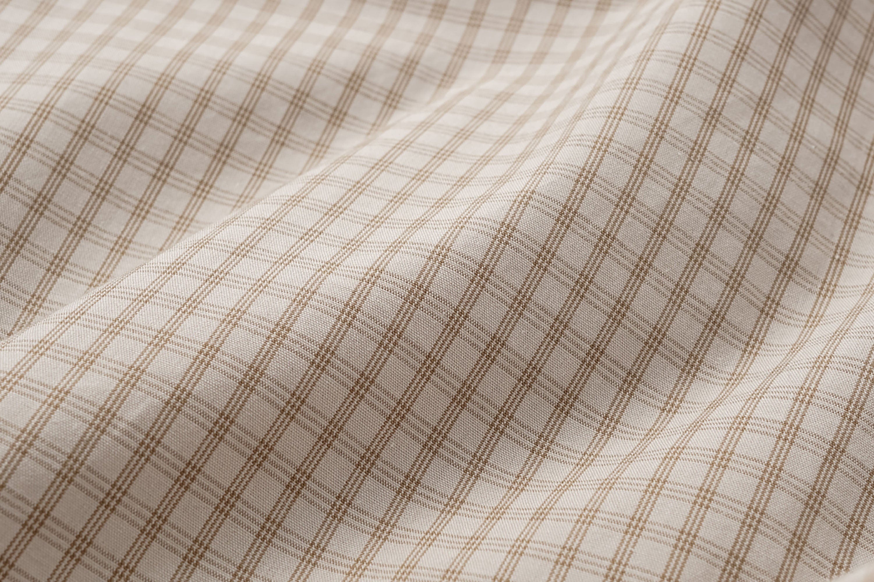 ALVNG AR ANTS Asymmetrical Snap Placket Mini Check Half Shirt, premium urban and streetwear designers apparel on PROJECTISR.com, ALVNG AR ANTS