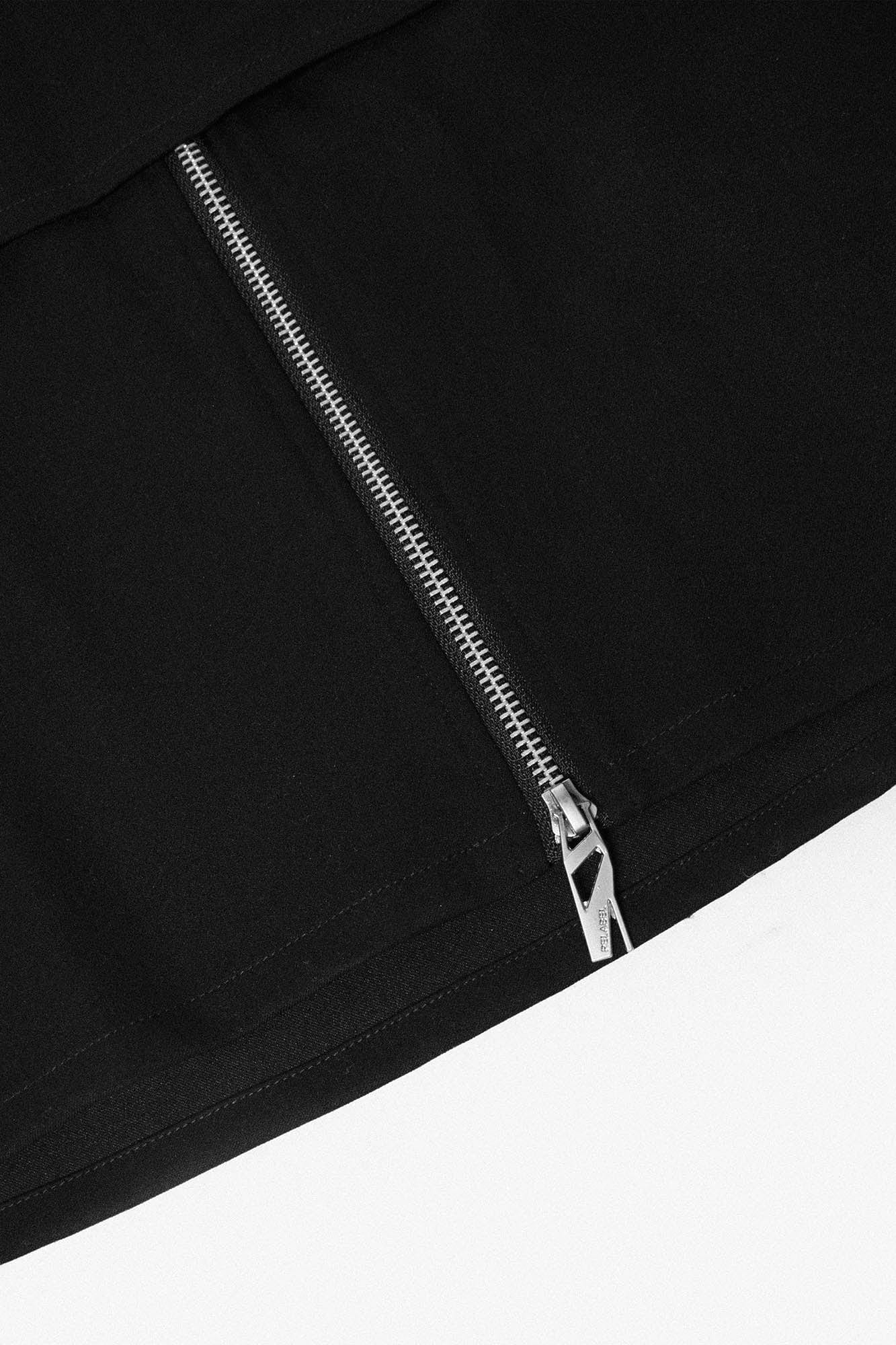 RELABEL Layered Detachable Snap-Fastener Long Skirt, premium urban and streetwear designers apparel on PROJECTISR.com, RELABEL