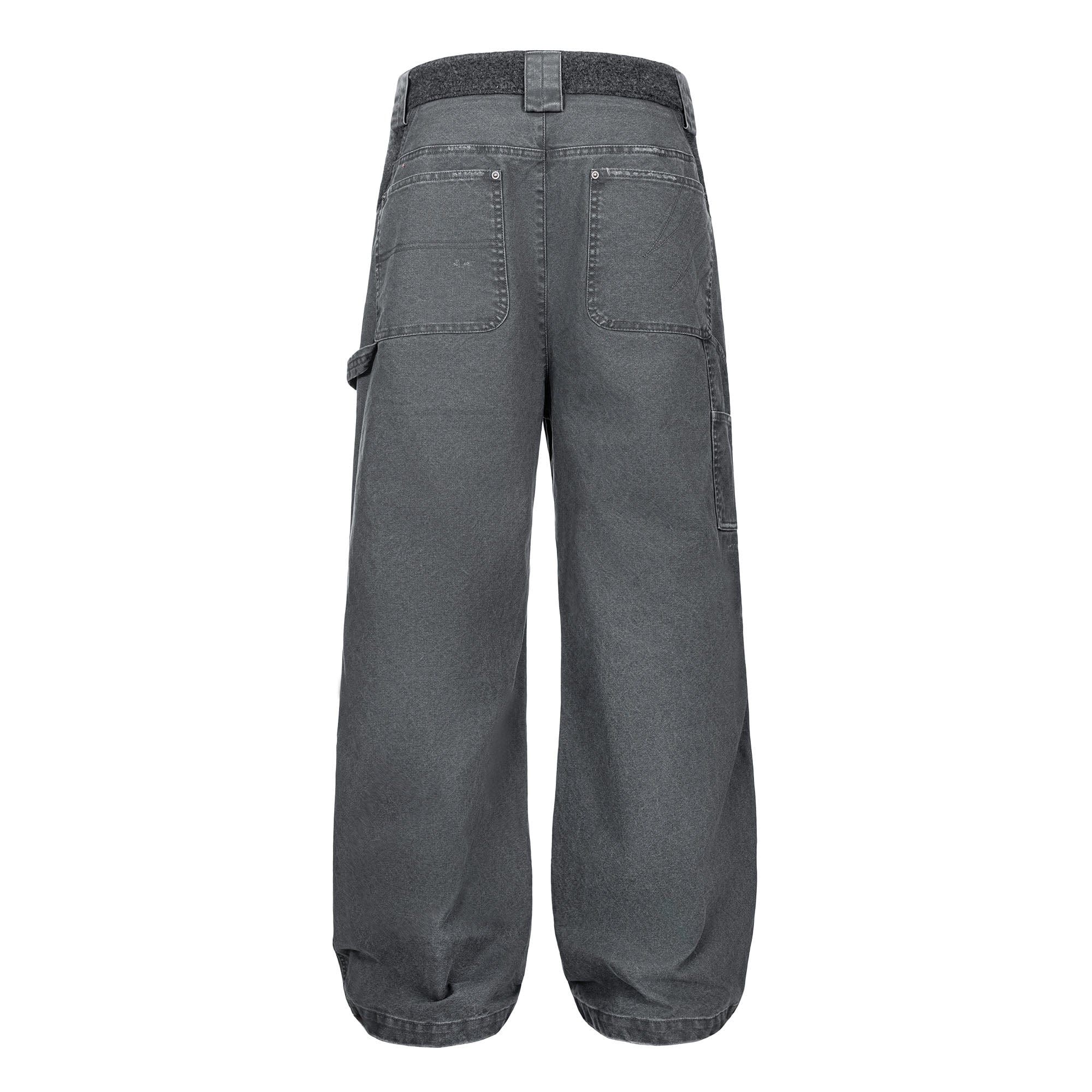ESAIAS Claw Washed Panel Straight-Leg Pants, premium urban and streetwear designers apparel on PROJECTISR.com, ESAIAS
