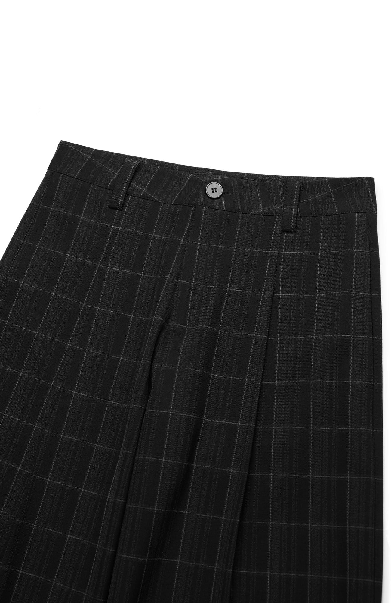 OKAYTHXBYE Retro Checks Pleated Trousers, premium urban and streetwear designers apparel on PROJECTISR.com, OKAYTHXBYE