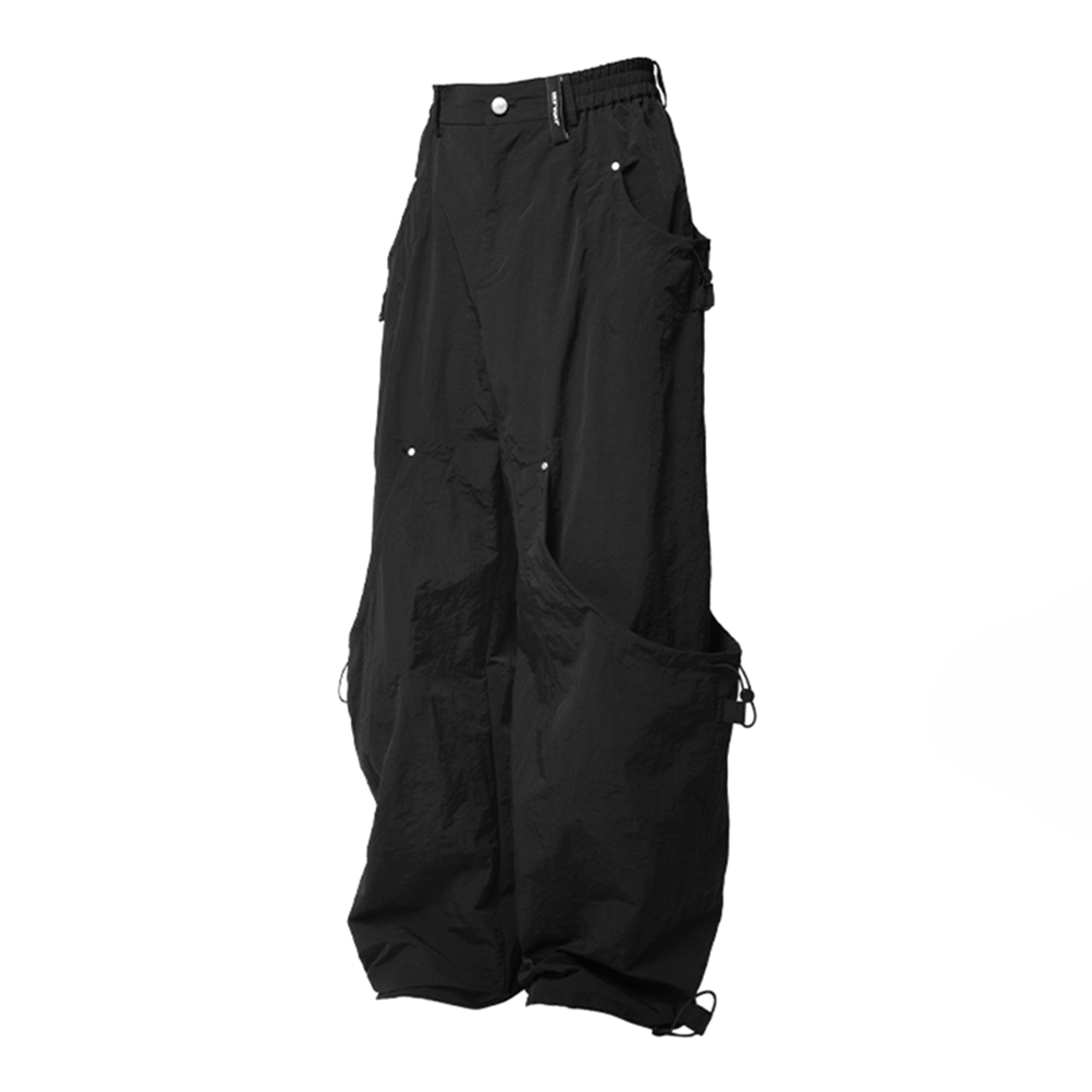 RELABEL The Scar Six-Pocket Draw-String Rivet Pants, premium urban and streetwear designers apparel on PROJECTISR.com, RELABEL
