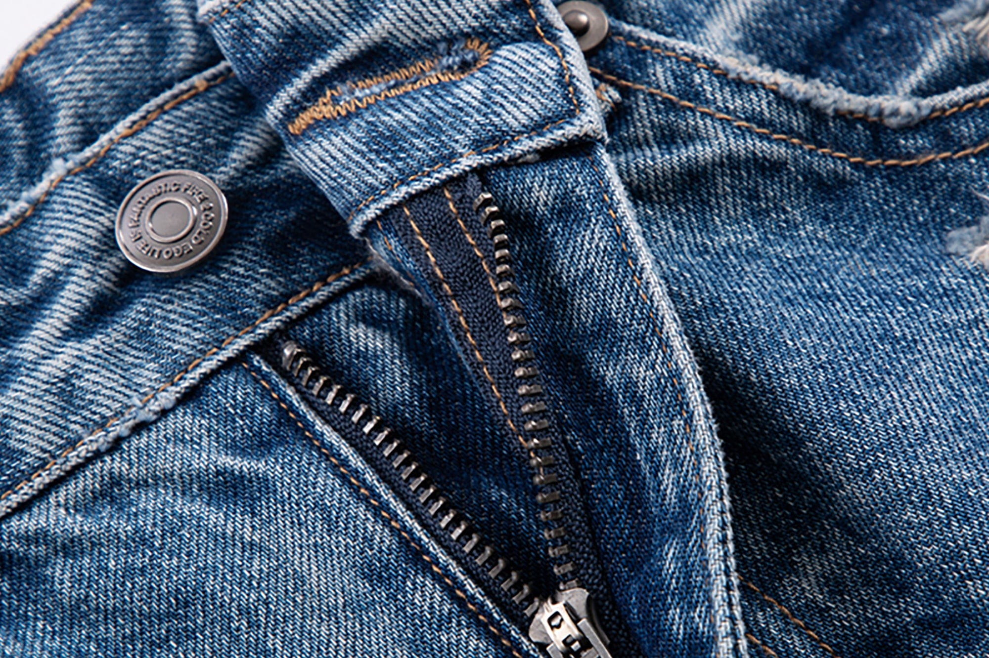 F2CE Ripped Curved Spliced Jeans, premium urban and streetwear designers apparel on PROJECTISR.com, F2CE