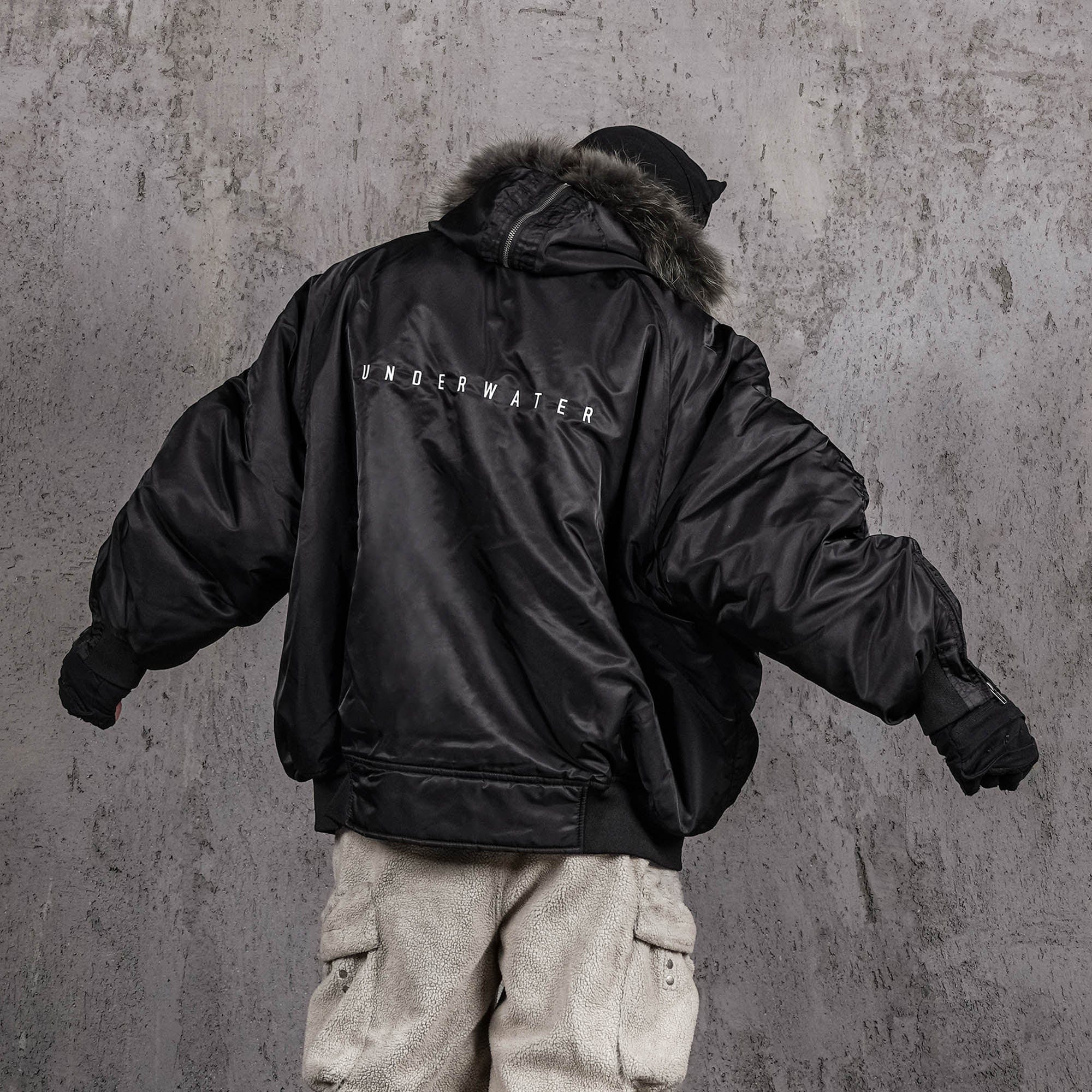 UNDERWATER N-2B Waterproof Puffer Jacket, premium urban and streetwear designers apparel on PROJECTISR.com, UNDERWATER