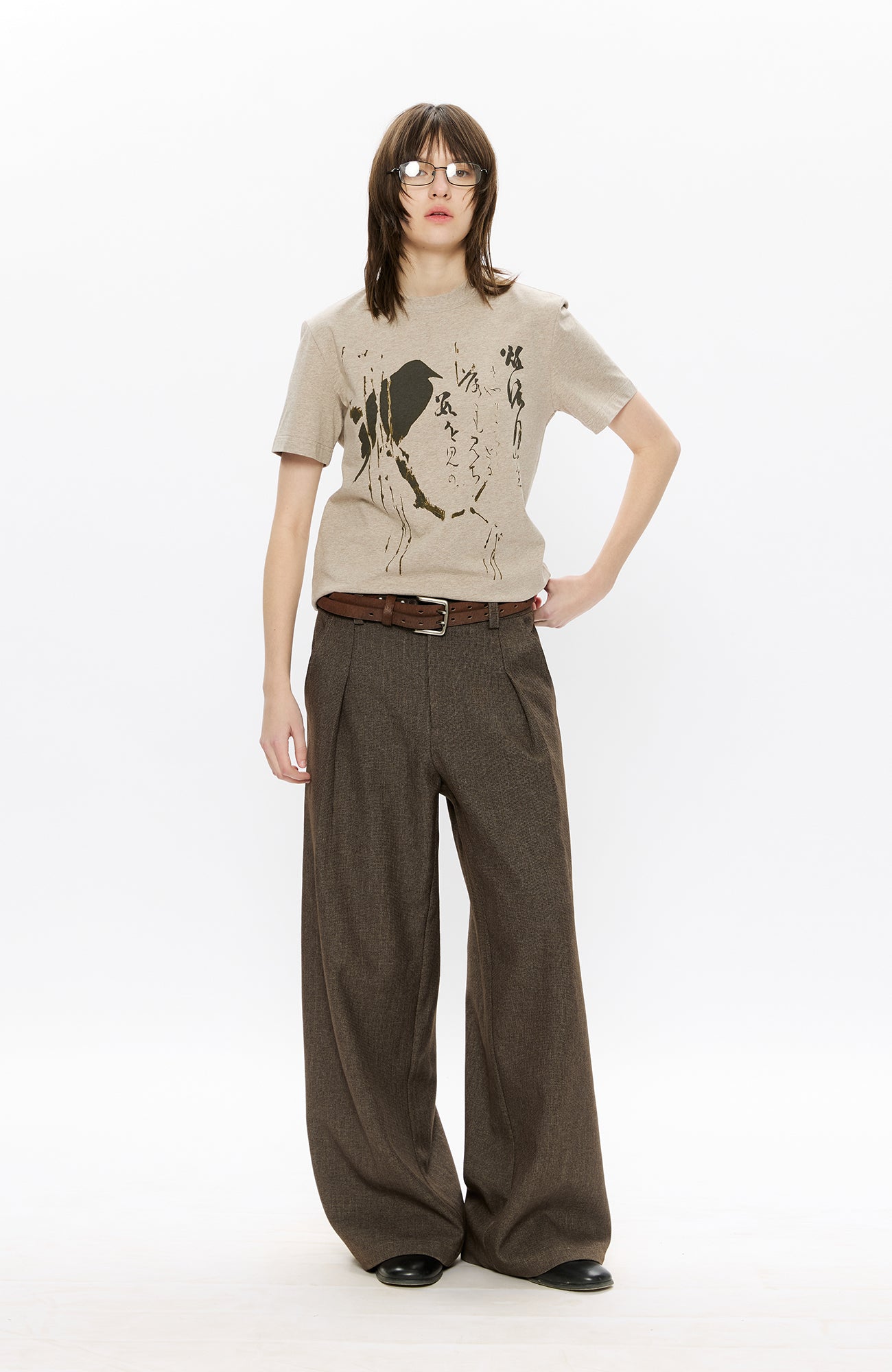KREATE Classic Shadow Check Pleated Wide Trousers, premium urban and streetwear designers apparel on PROJECTISR.com, KREATE