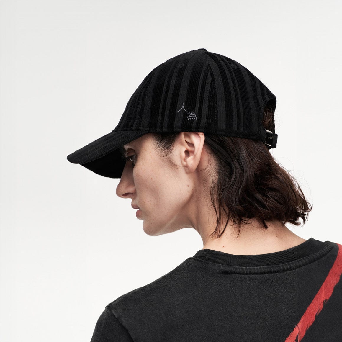 ARTIFICIAL WORLD Corduroy Striped Cap, premium urban and streetwear designers apparel on PROJECTISR.com, ARTIFICIAL WORLD
