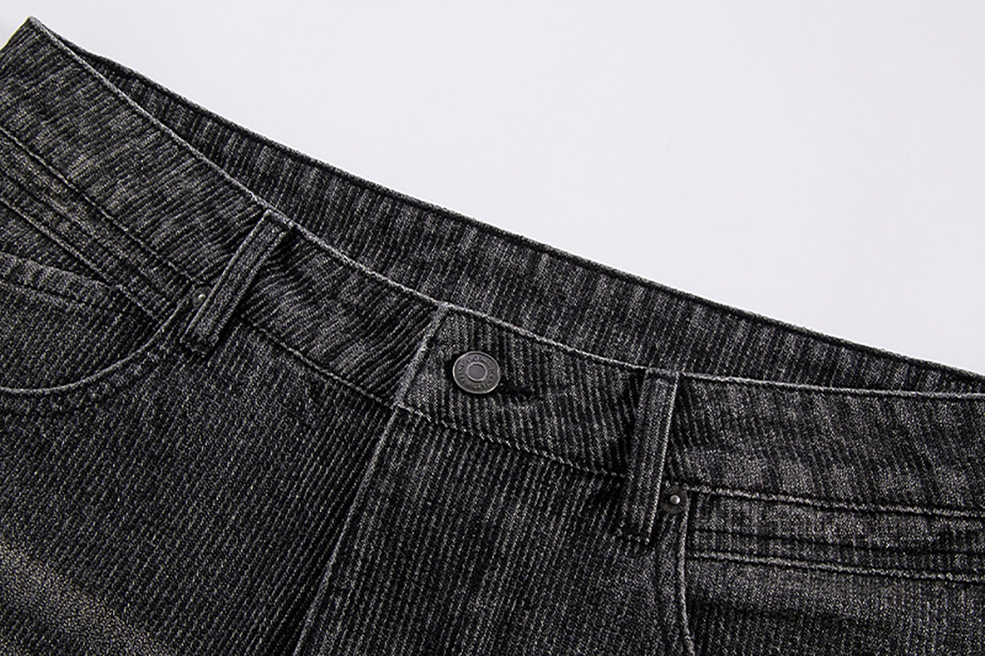 F2CE Retro Corduroy Logo Embroidery Straight-Leg Jeans, premium urban and streetwear designers apparel on PROJECTISR.com, F2CE