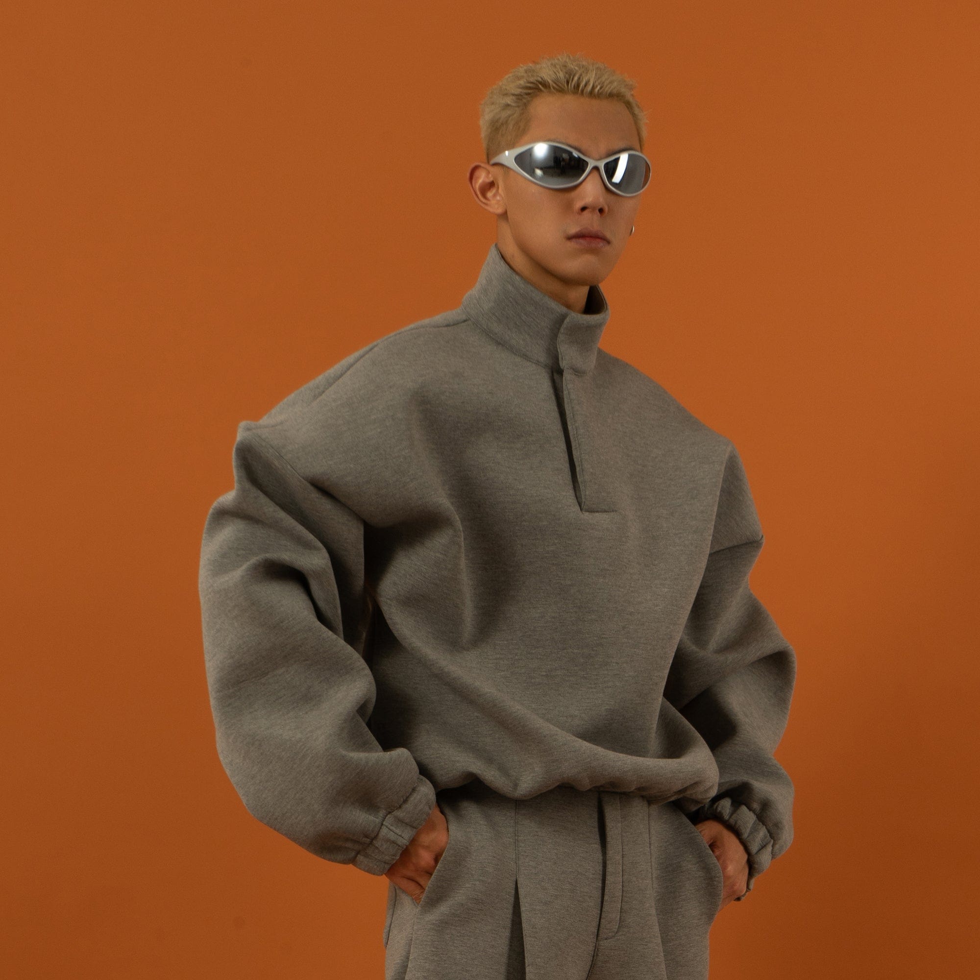 CLP The Astronaut Mockneck Sweatshirt, premium urban and streetwear designers apparel on PROJECTISR.com, CLP
