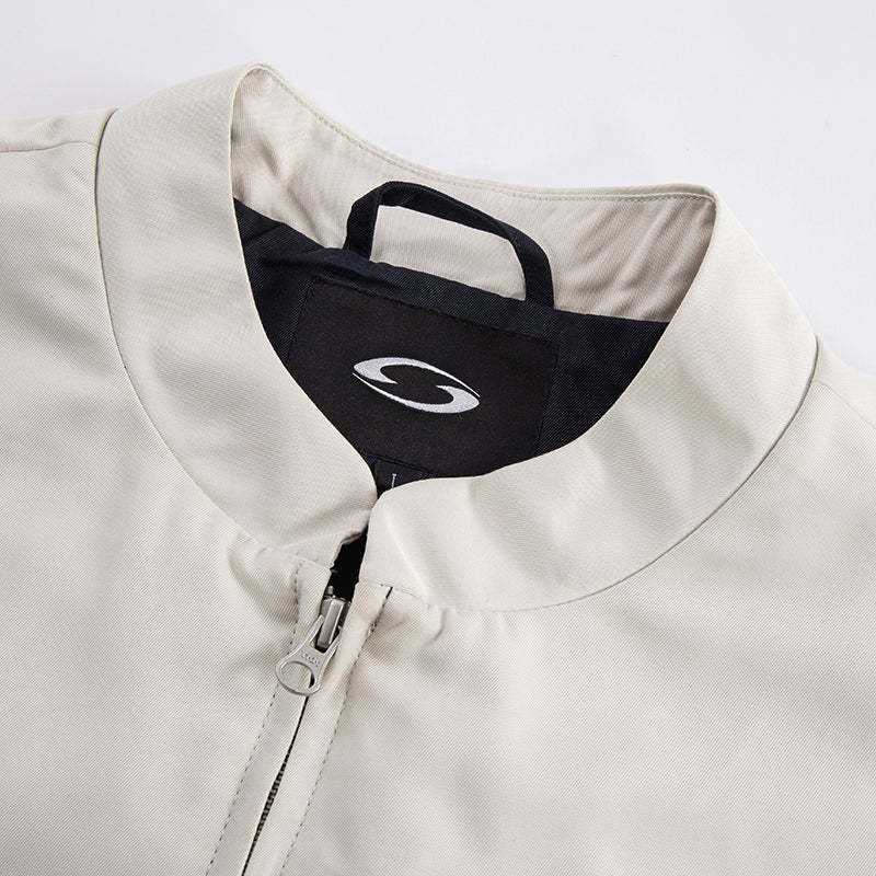 F2CE Retro Contrast Racing Patch Jacket